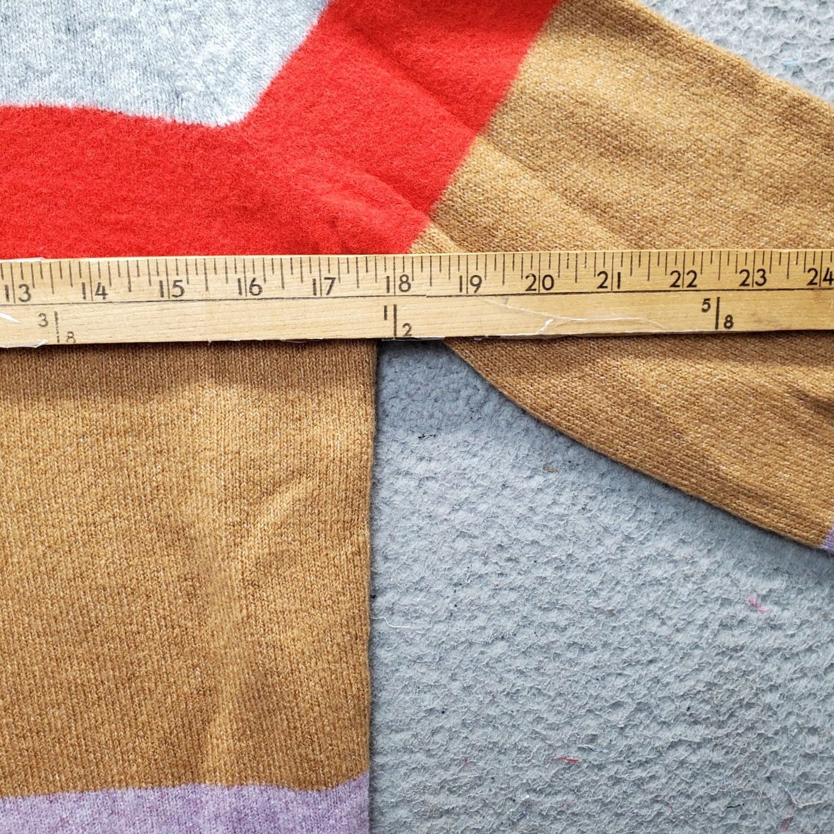 Loft LOFT sweater Womens Small Multicolor Striped Knit Stretch Long Sleeve Round Neck with Breathable Size S / US 4 / IT 40 - 4 Thumbnail