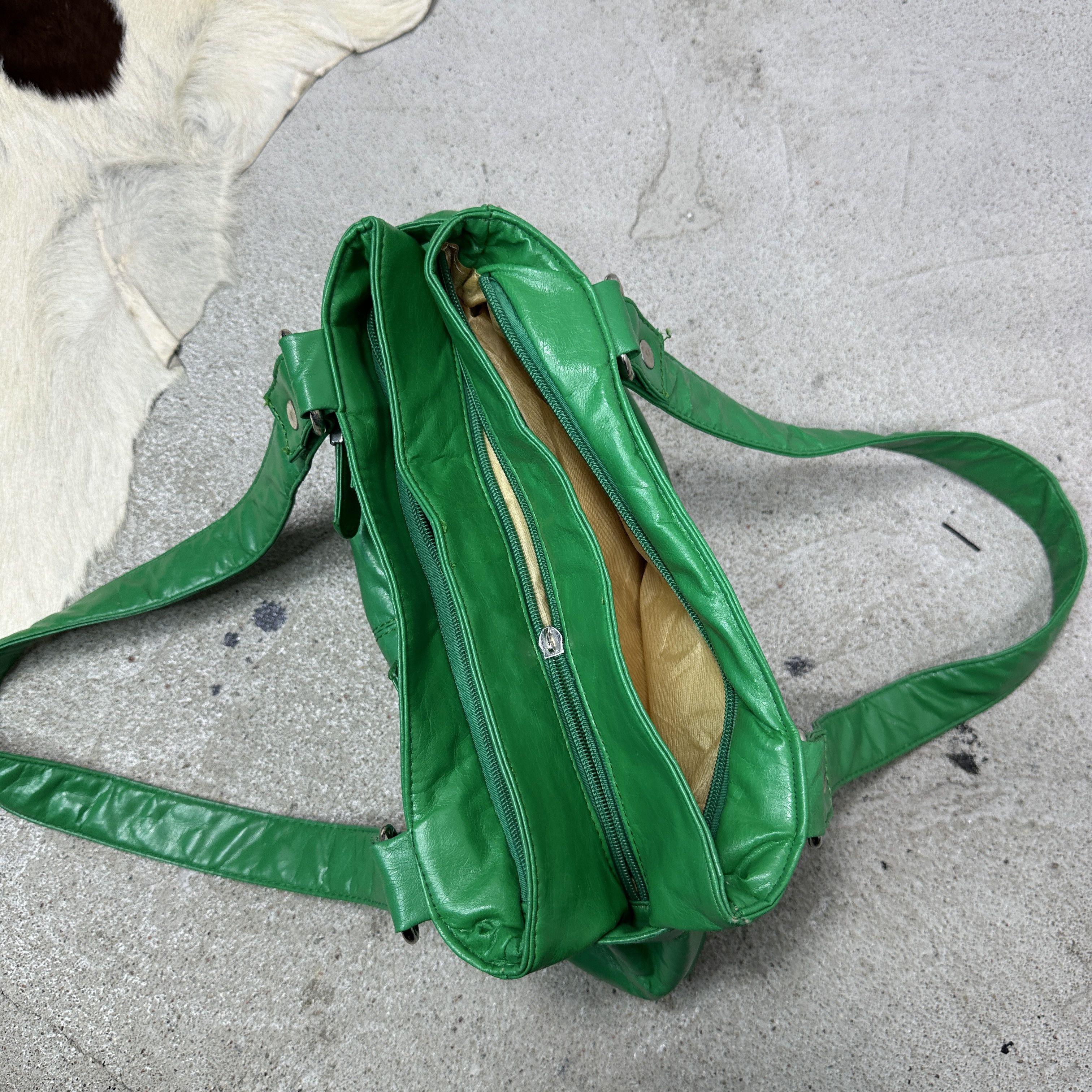 Vintage Vintage Avant Garde Grunge Green Bag Y2K Size ONE SIZE - 7 Thumbnail