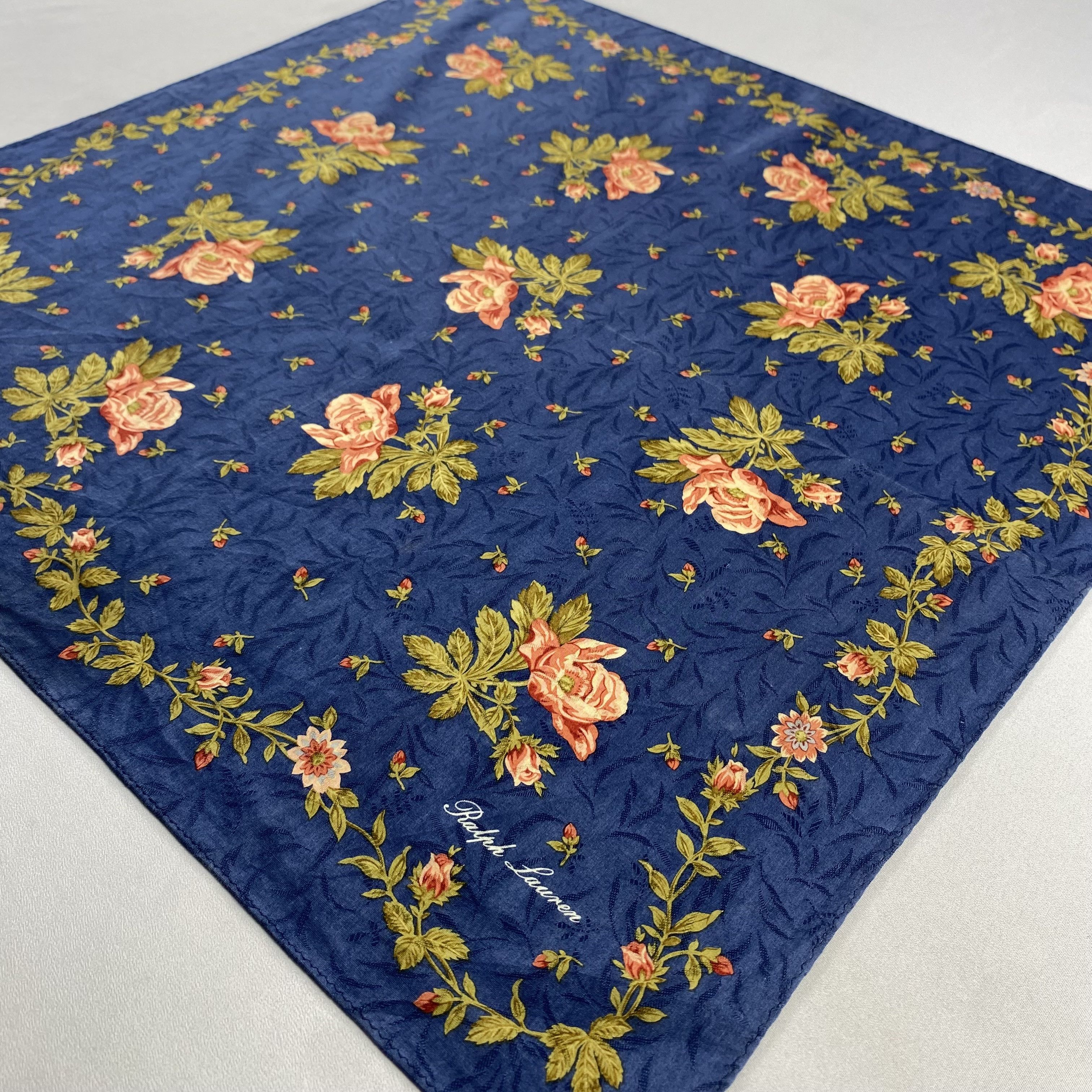 Ralph Lauren × Vintage Ralph Lauren Handkerchief / Neckerchief / Bandana-P1666 Size ONE SIZE - 2 Thumbnail