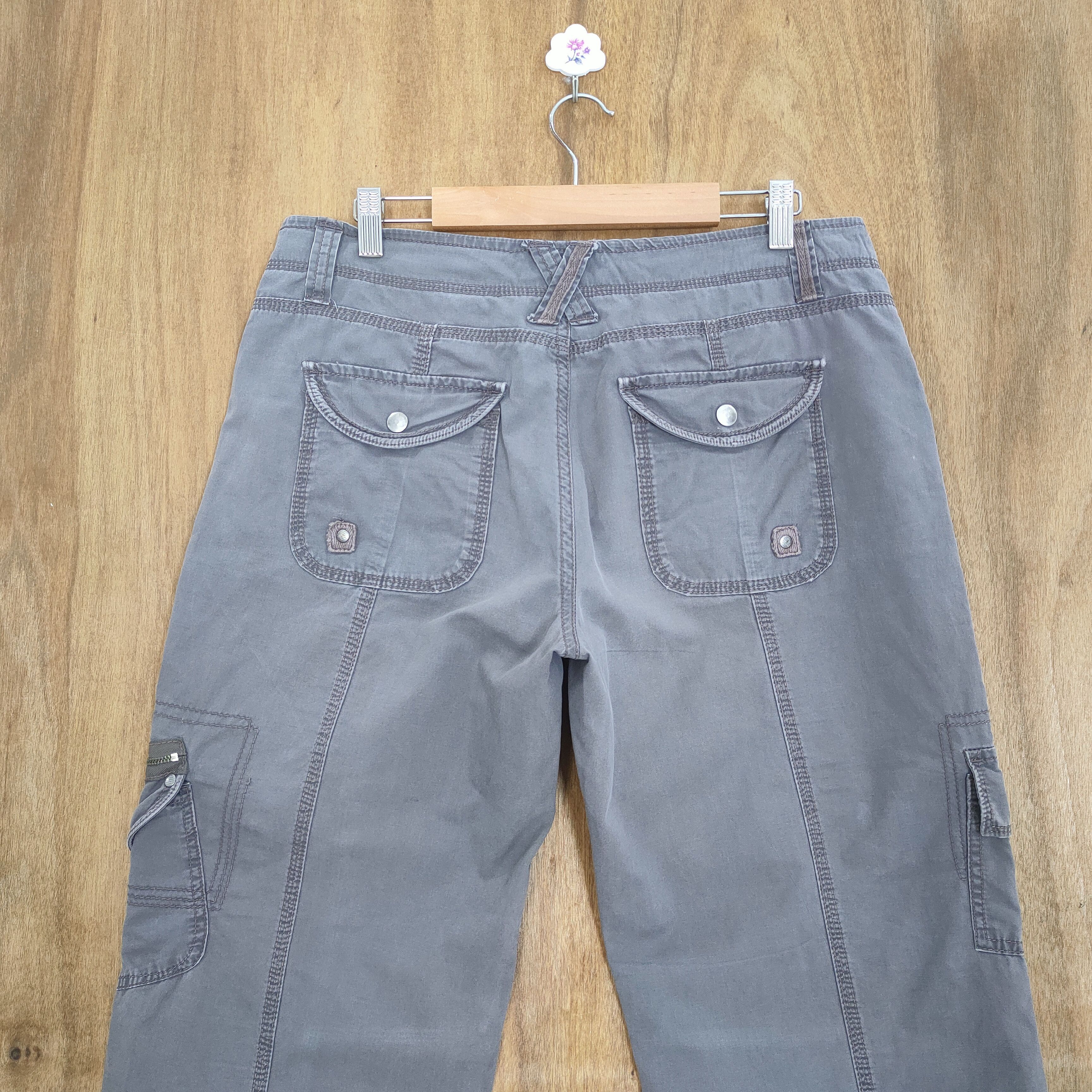 Japanese Brand × Vintage VINTAGE JAPANESE BRAND FADED GREY CARGO PANTS Size US 33 - 11 Thumbnail