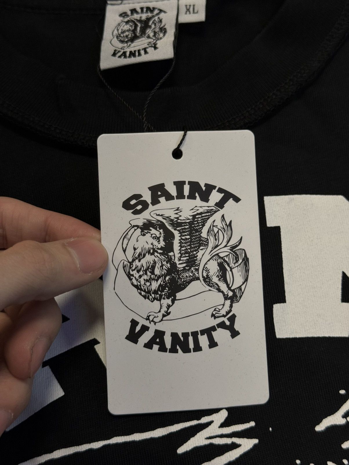 Saint Vanity Saint Vanity Black White Griffins Logo Size XL (NEW) Size US XL / EU 56 / 4 - 5 Thumbnail