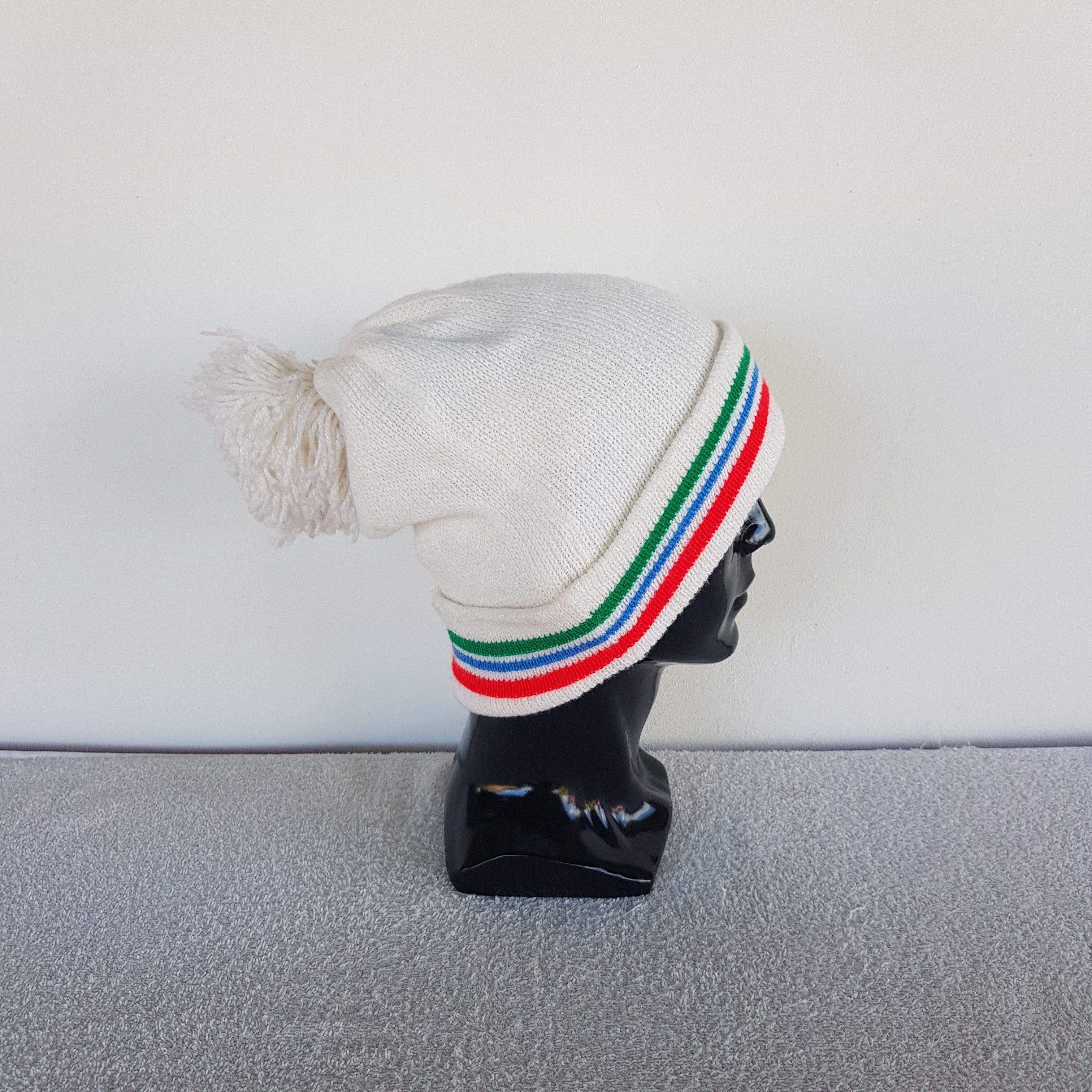 Japanese Brand Vintage Japanese Beanie Fair Isle Ribbed Knit Snow Caps Hats Size ONE SIZE - 4 Thumbnail