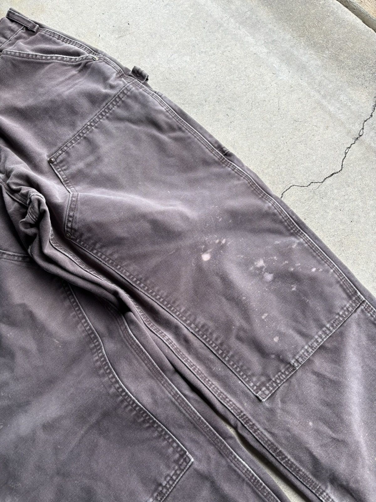 Carhartt Vintage Carhartt Mocha Brown Distressed Double Knee Pants Size US 38 / EU 54 - 3 Thumbnail