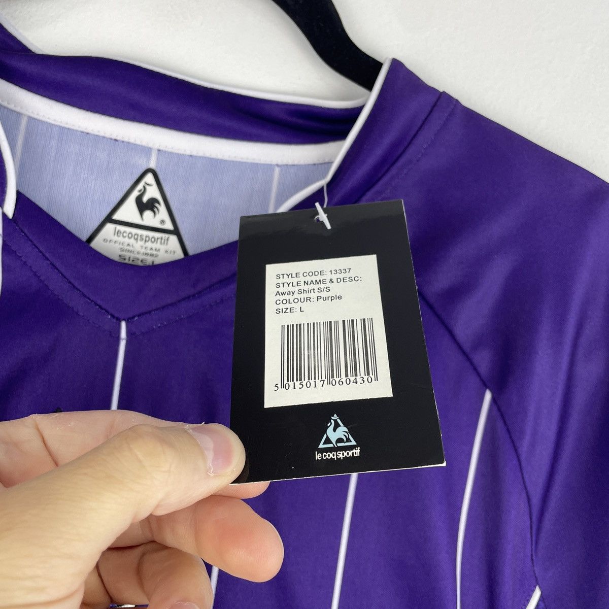 Le Coq Sportif Manchester City Elano Vintage Away Jersey Men 2007/2008 Size US L / EU 52-54 / 3 - 4 Thumbnail