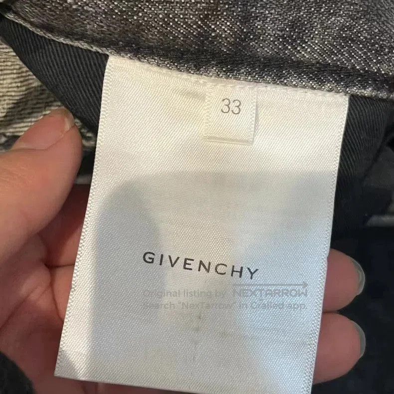 Givenchy Givenchy Black Casual Distressed Denim Pants. Size US 33 - 4 Thumbnail