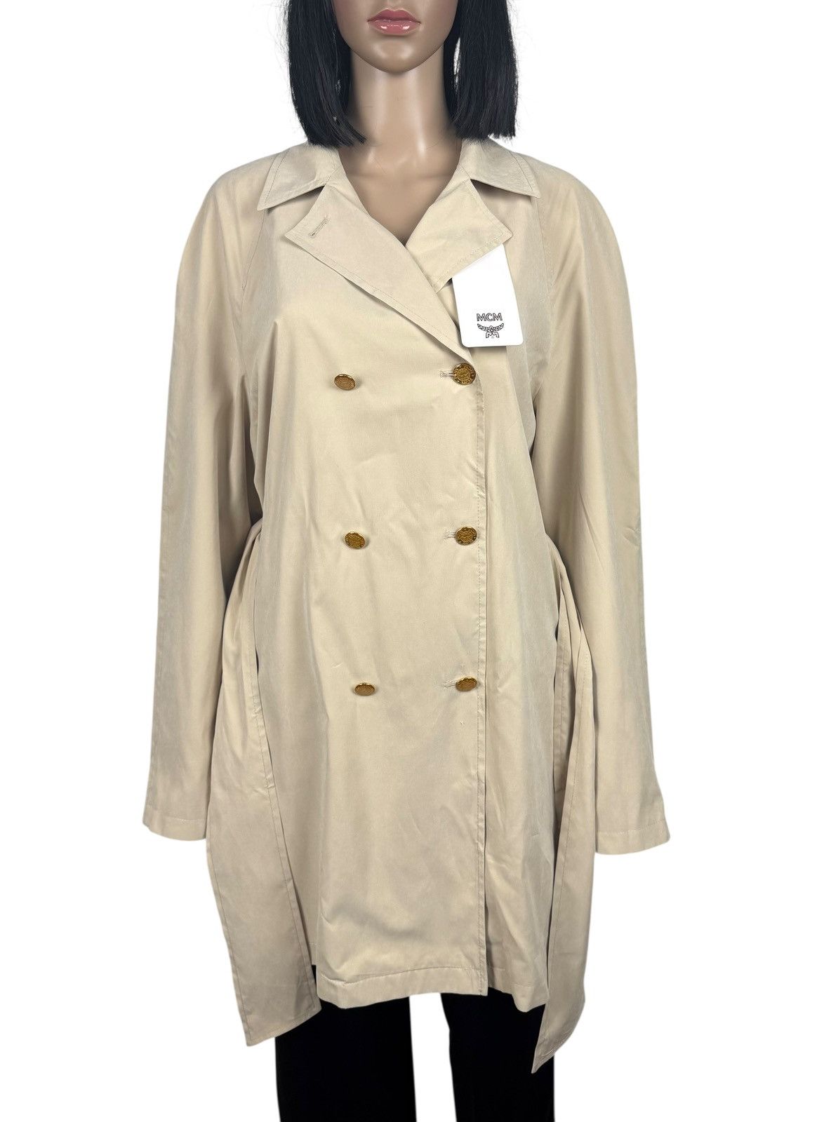 MCM MCM Munich Trench Coat Belted Beige size 44 Size M / US 6-8 / IT 42-44 - 10 Thumbnail
