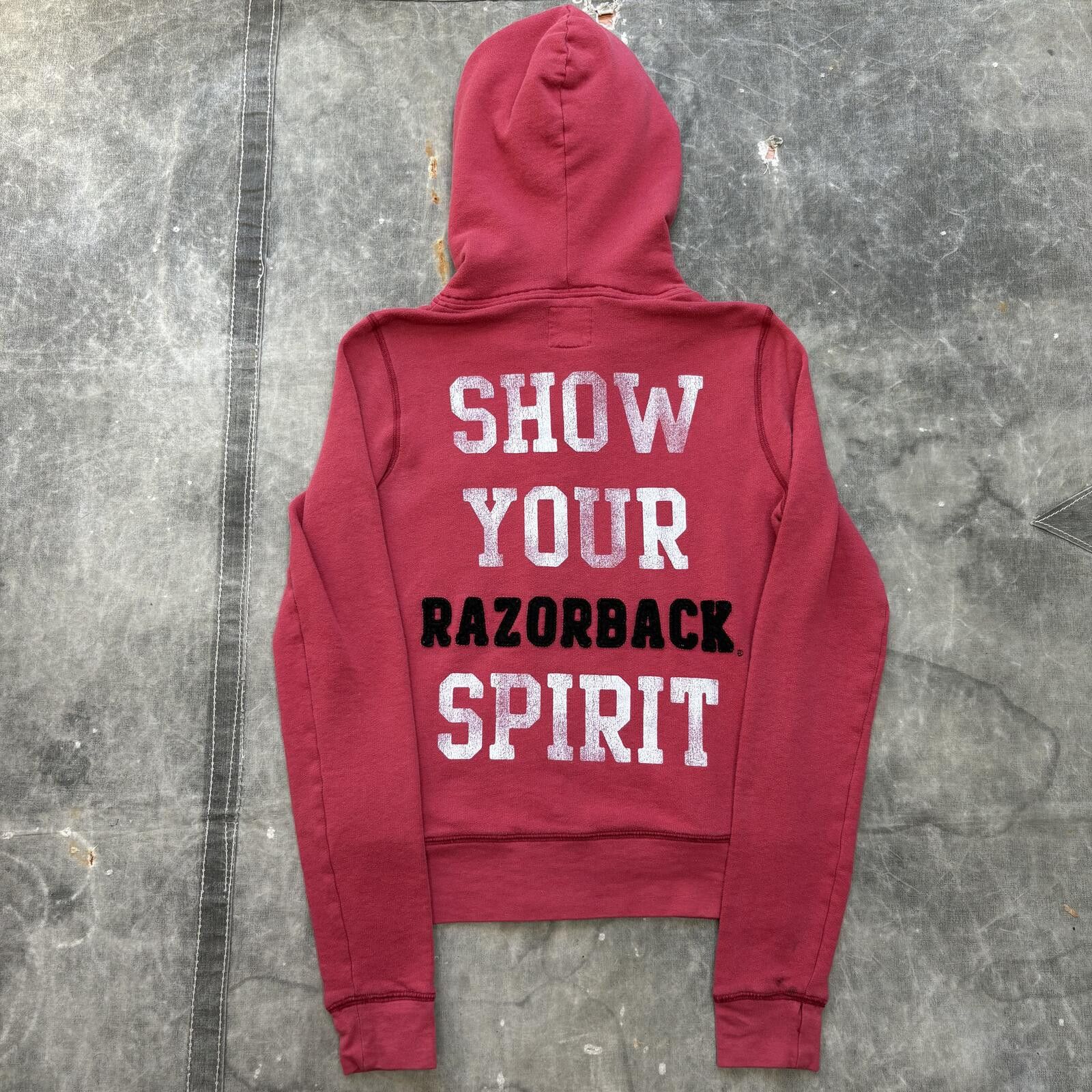 Pink Vintage PINK Victoria’s Secret Arkansas Razorbacks Hoodie Size S / US 4 / IT 40 - 2 Thumbnail