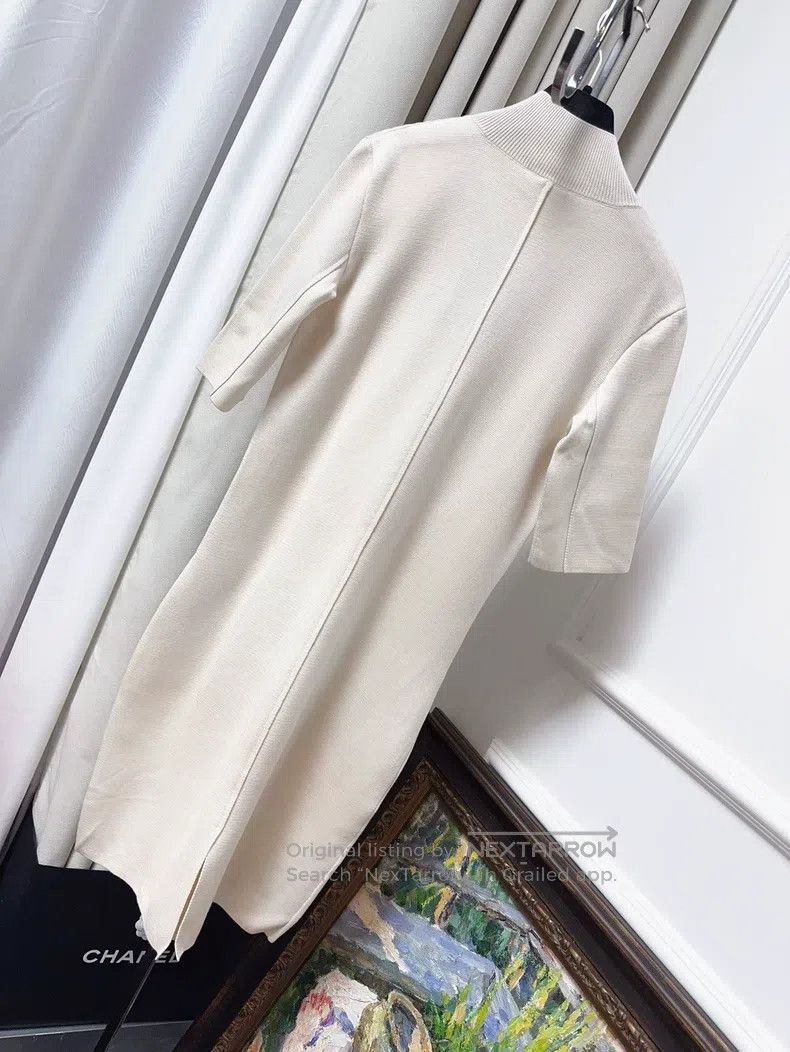Loro Piana Loro Piana Beige knitted sweater with leather pockets Size XXS / US 00 / IT 34 - 2 Thumbnail