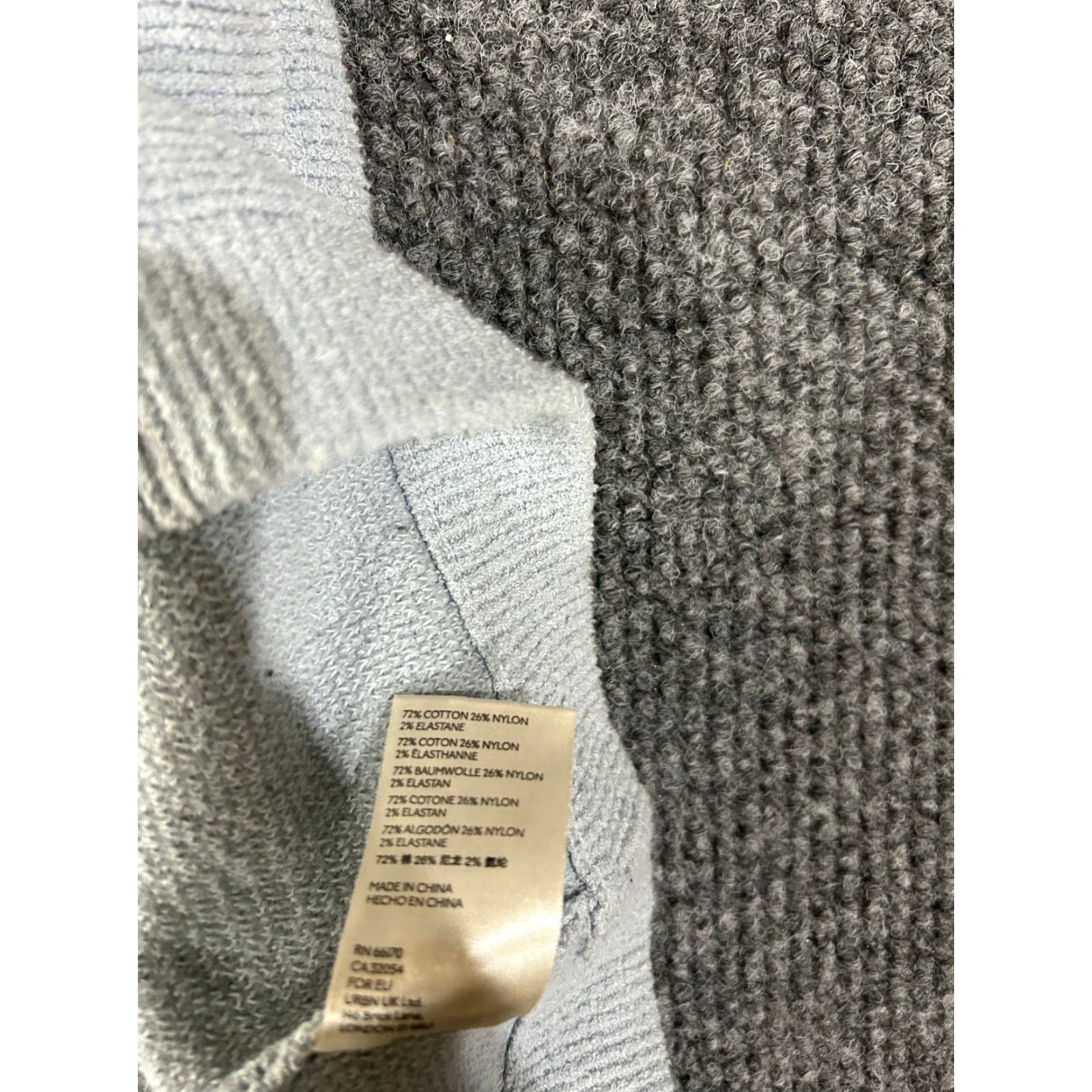 Free People Free People Sweater Shirt Women Small Blue Knit Pullover Mock Neck Ribbed Cuffs Casual Modern Designer Cotton Nylon Regular Size S Blues Size S / US 4 / IT 40 - 4 Thumbnail