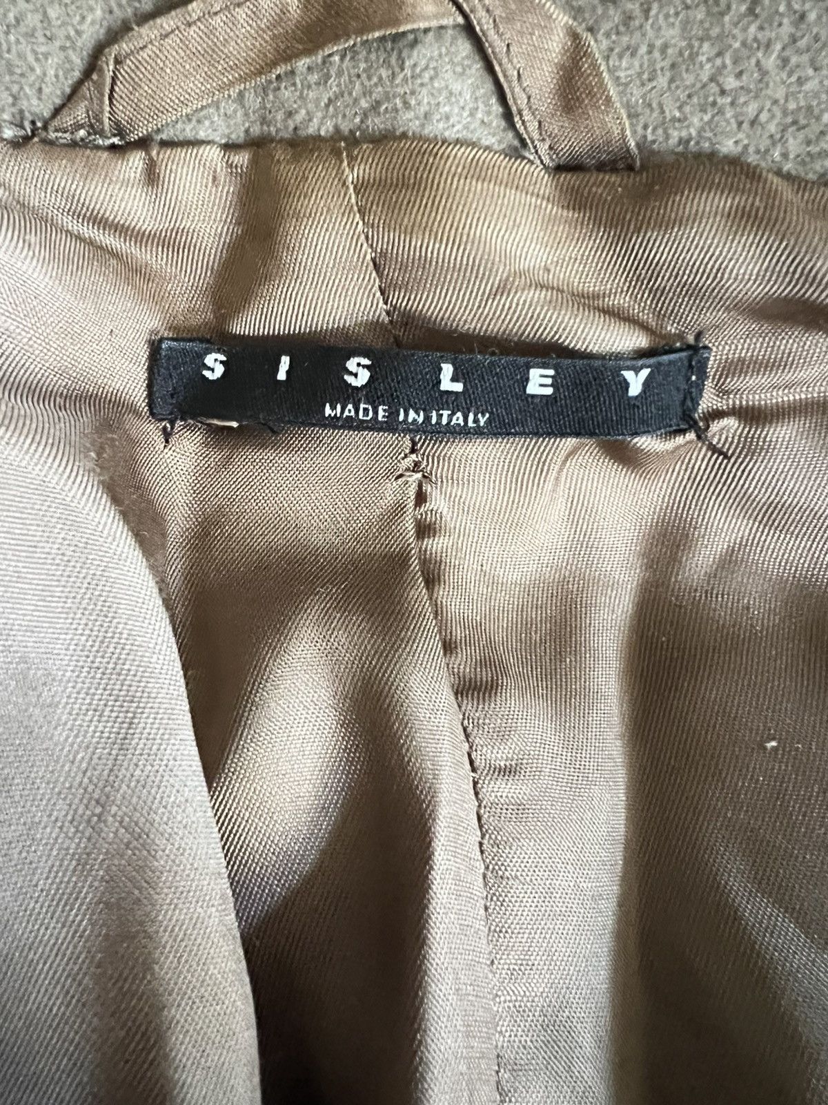 Sisley Sisley taupe overcoat made in Italy Size US S / EU 44-46 / 1 - 4 Thumbnail