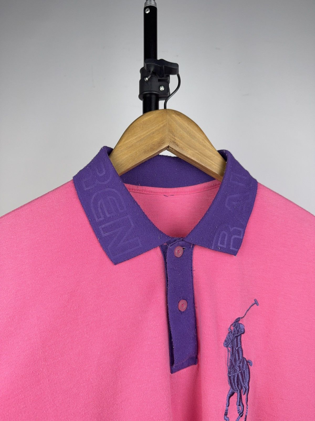 Polo Ralph Lauren 90s Polo Ralph Lauren Big Pony Embroidered Collar Polo Shirt Size US L / EU 52-54 / 3 - 3 Thumbnail