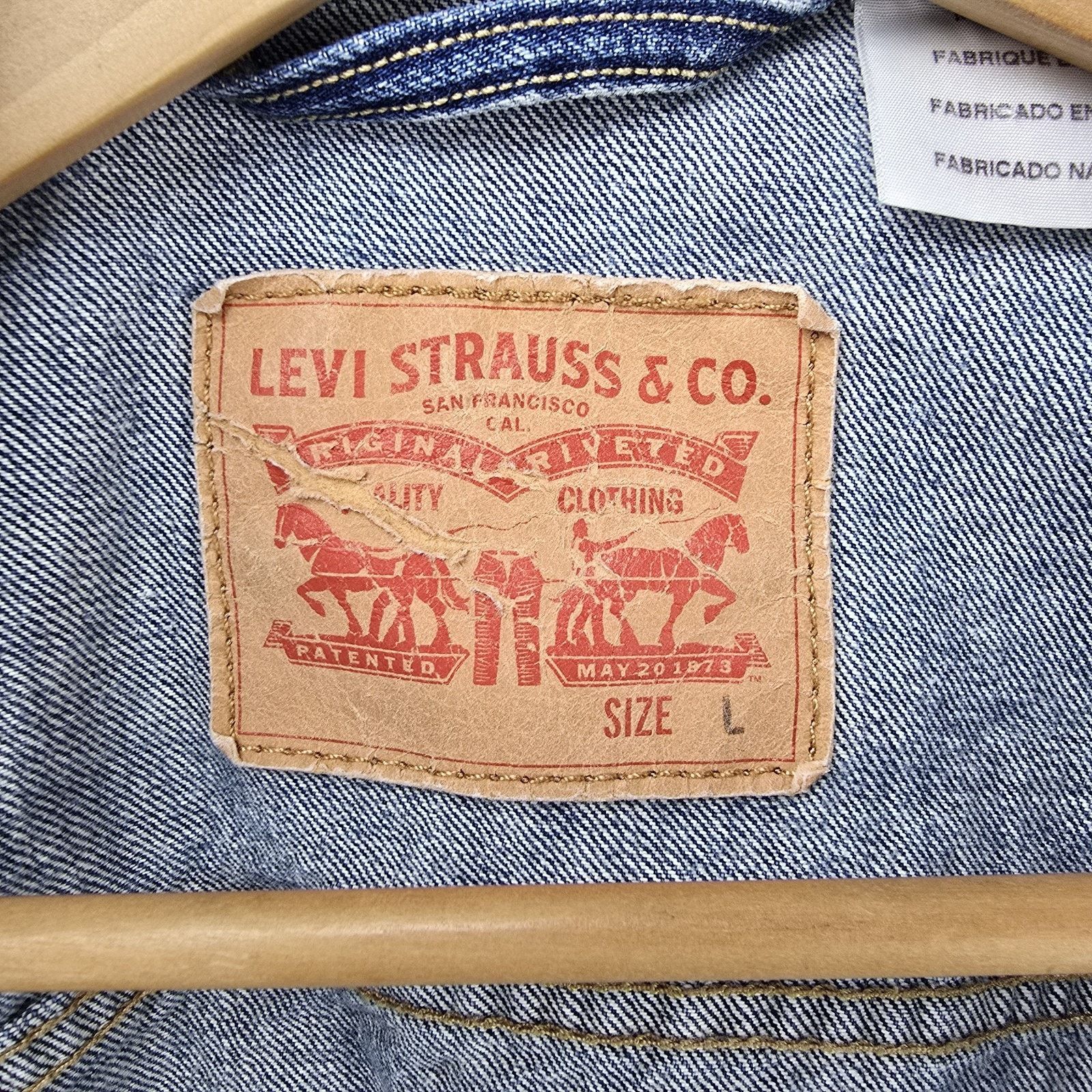 Levi's Levis Denim Jacket Mens Large Blue Type 3 Trucker Western Size US L / EU 52-54 / 3 - 7 Thumbnail