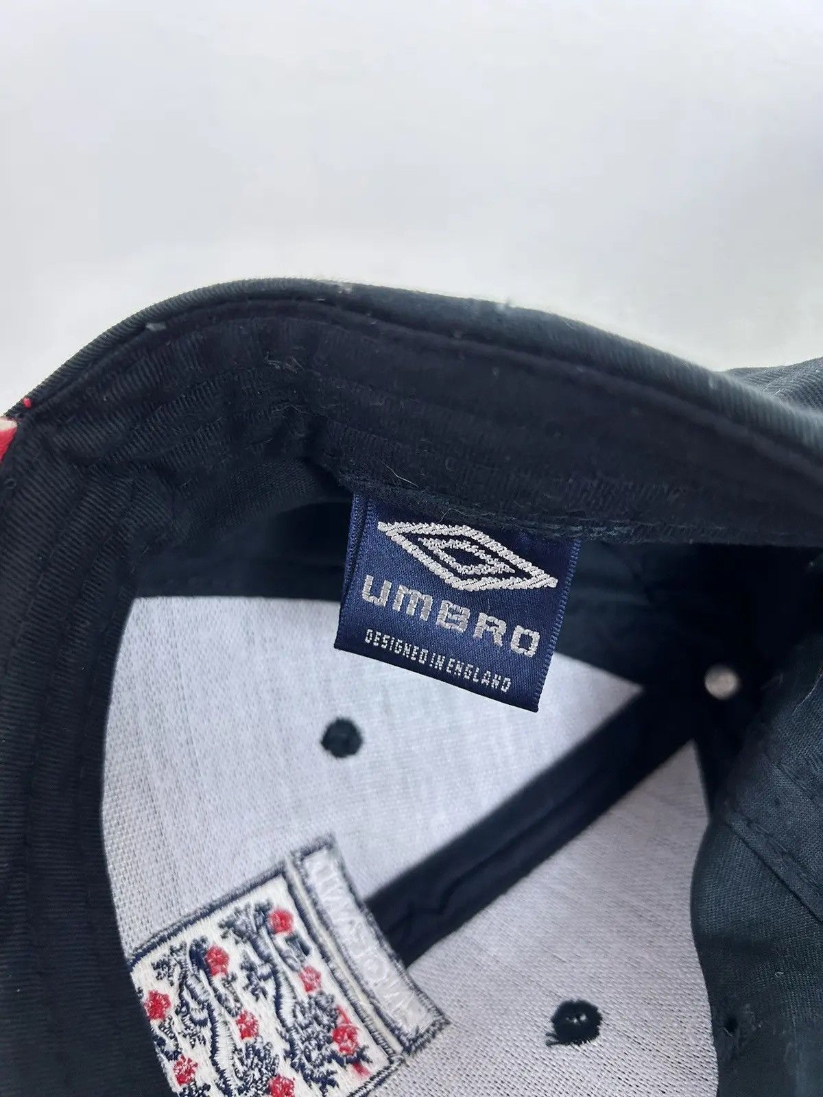 Umbro 00s Vintage Umbro x England Soccer Team Hat Cap Size ONE SIZE - 8 Thumbnail