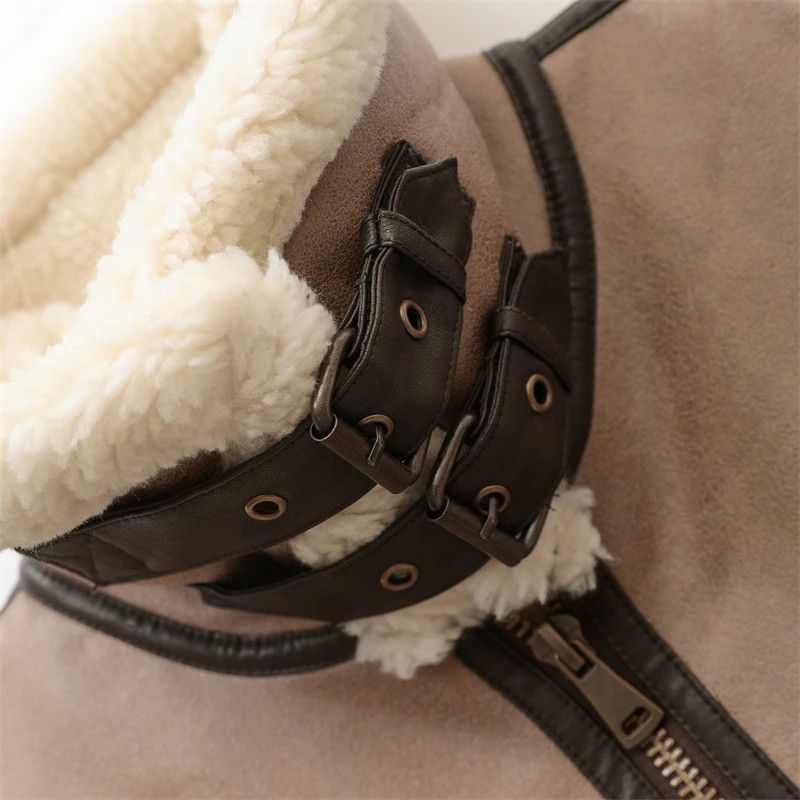 Japanese Brand × Vintage Warm Fur Sleeveless Fleece Stitching Coat Vest Jacket Size M / US 6-8 / IT 42-44 - 6 Thumbnail