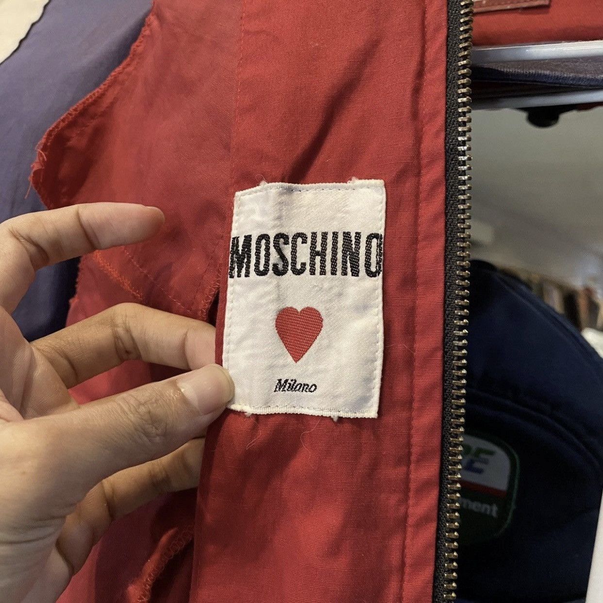 Moschino Archival Moschino Colorblock Utility Jacket with Heart Pulls Size M / US 6-8 / IT 42-44 - 13 Thumbnail