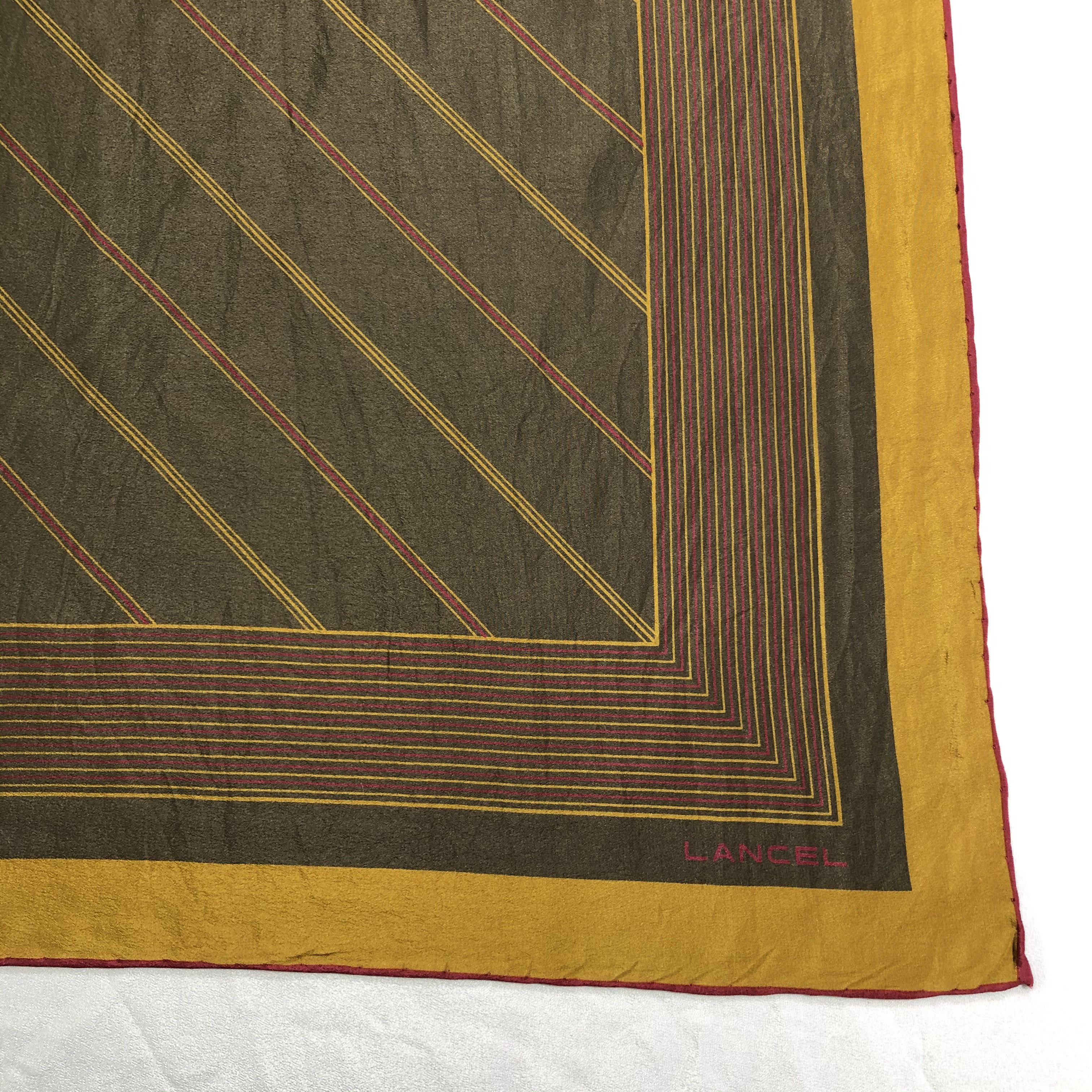Lancel × Vintage Vintage Lancel Silk Scarf Size ONE SIZE - 3 Thumbnail