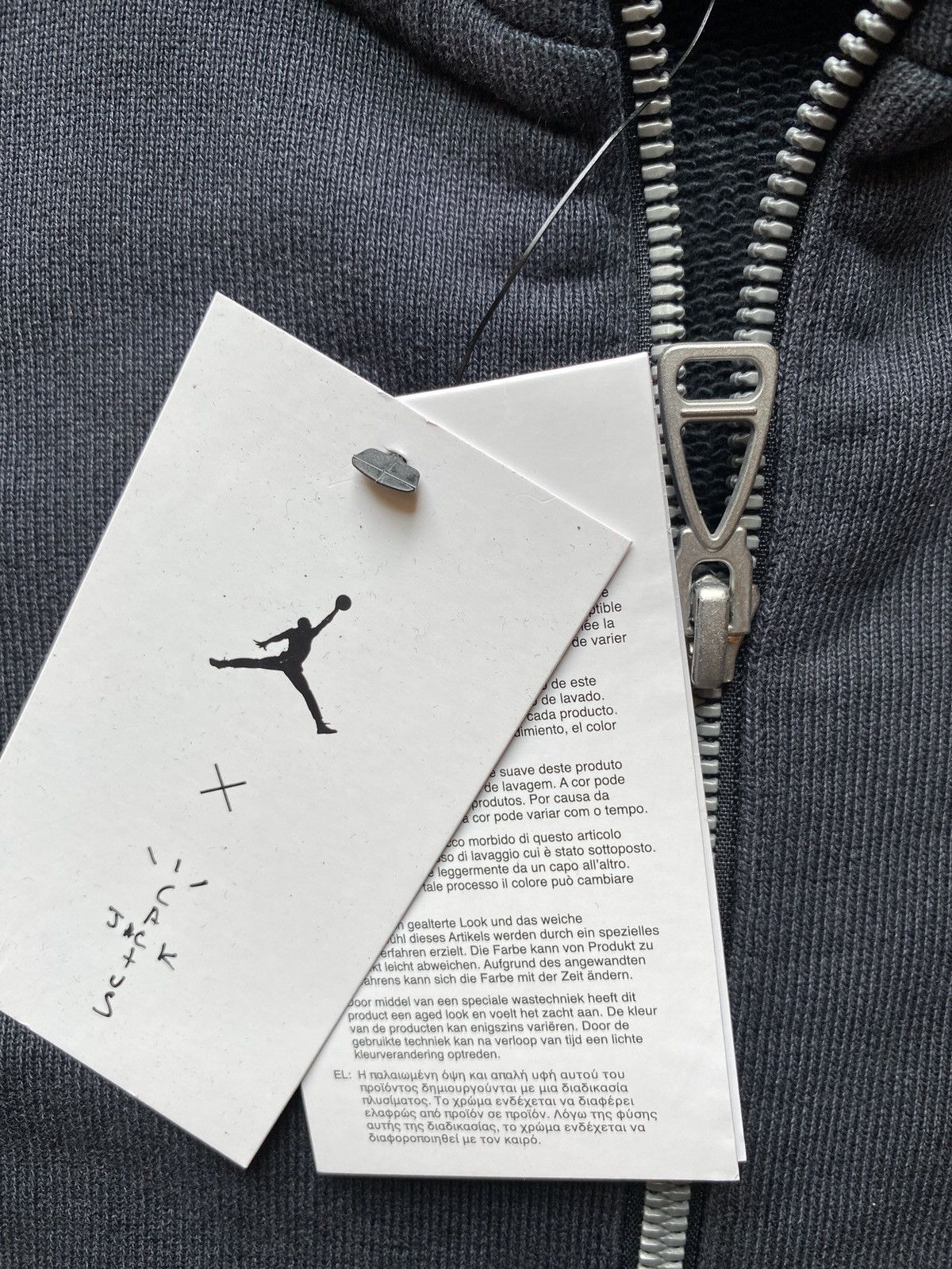 Jordan Brand × Nike × Travis Scott Travis Scott x Jordan x Nike Rare Zip Up Hoodie Sz L Size US L / EU 52-54 / 3 - 4 Thumbnail