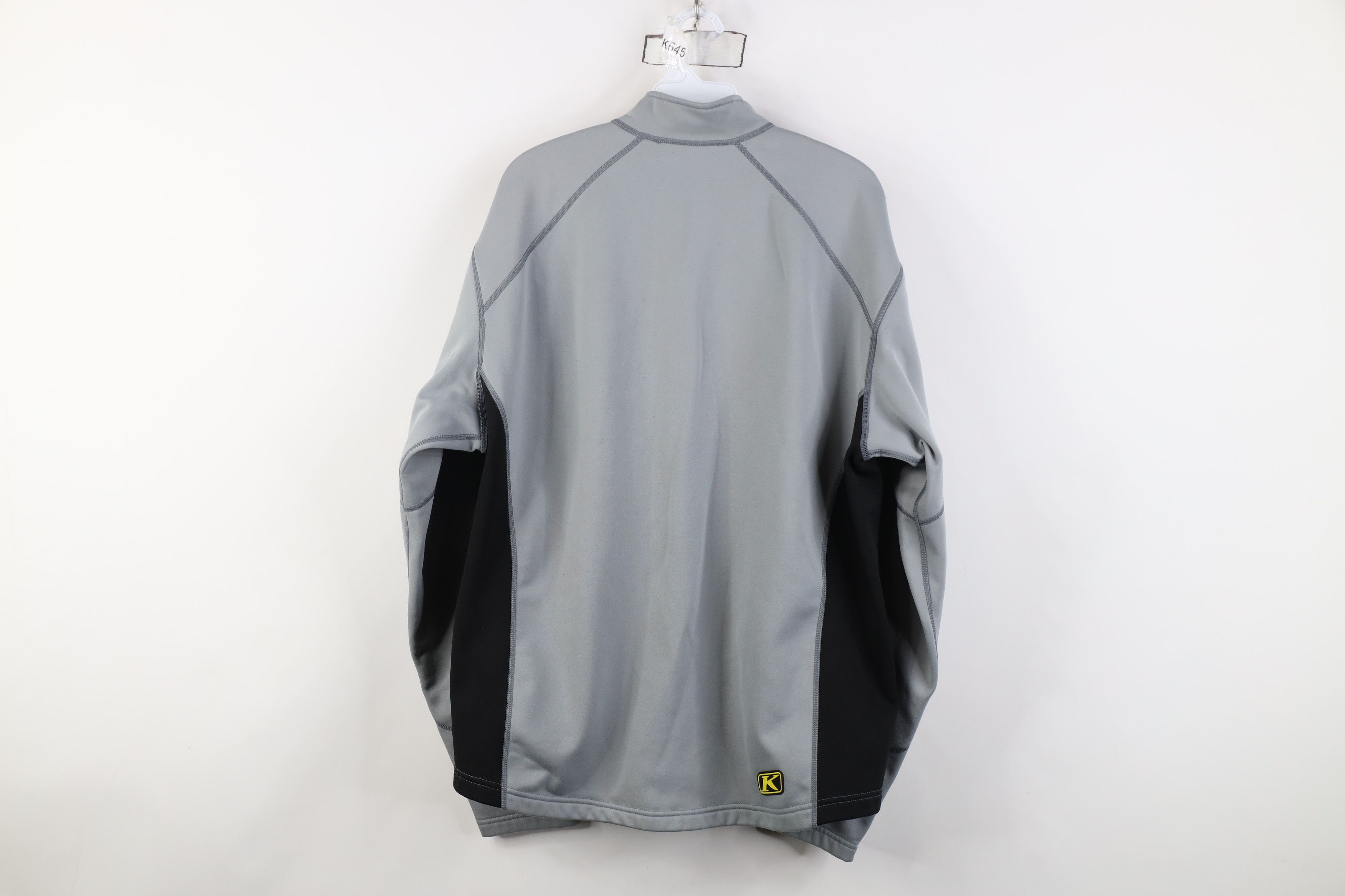 Vintage Klim Racing Inferno Shell Full Zip Motorcycle Jacket Gray Size US L / EU 52-54 / 3 - 15 Thumbnail