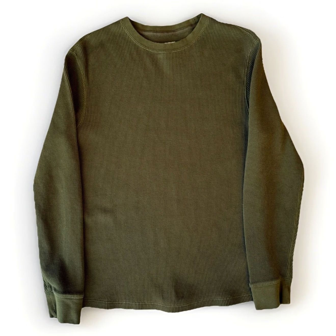 Flint And Tinder Flint and Tinder Thermal Shirt Small Green Cotton Long Sleeve Casual Workwear Mens Shirt Size US S / EU 44-46 / 1 - 2 Thumbnail