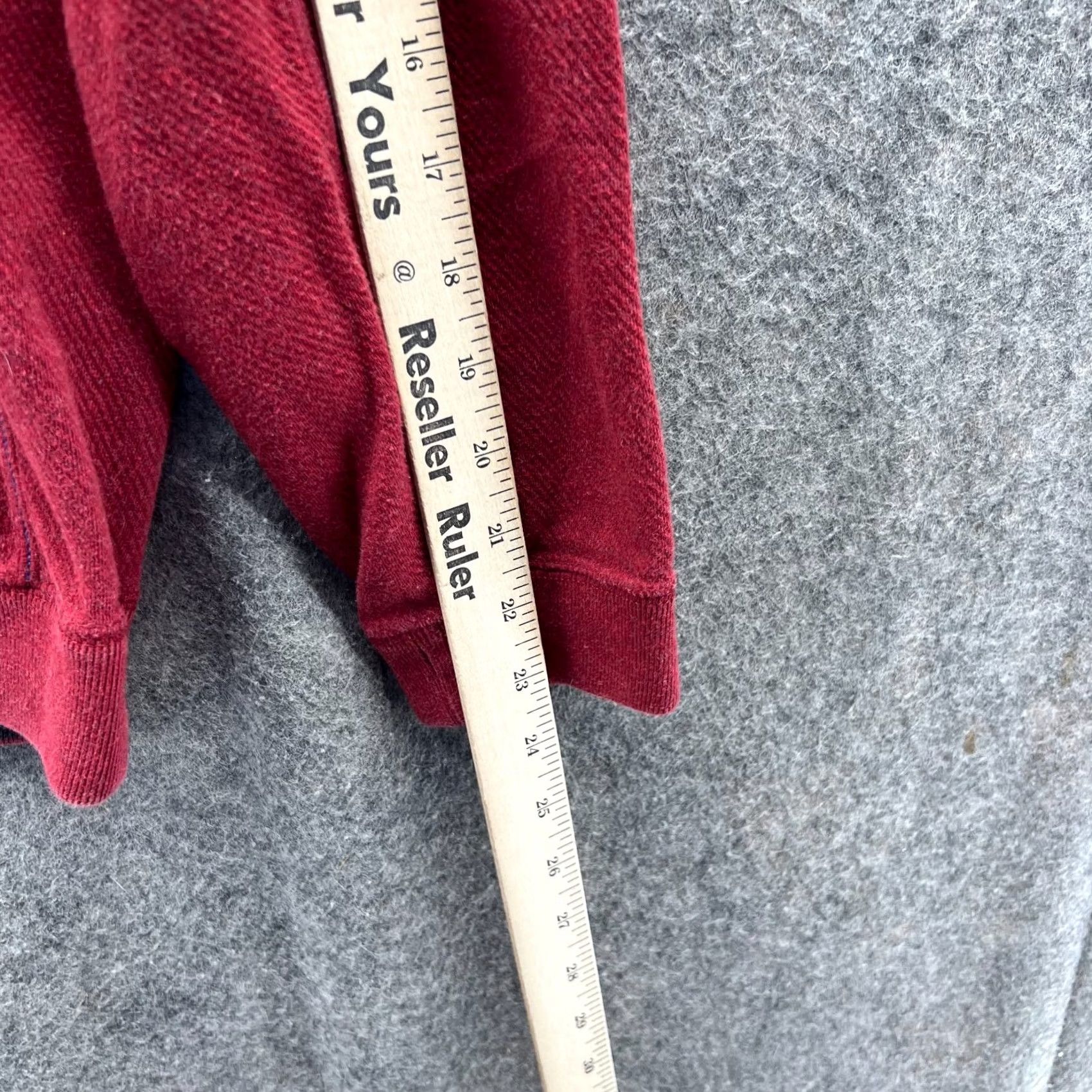 Tommy Bahama Tommy Bahama Pullover Mens XL Red Color Reversible Cotton Sweatshirt Mock Neck Zip (Quarter Zip) Size US XL / EU 56 / 4 - 5 Thumbnail