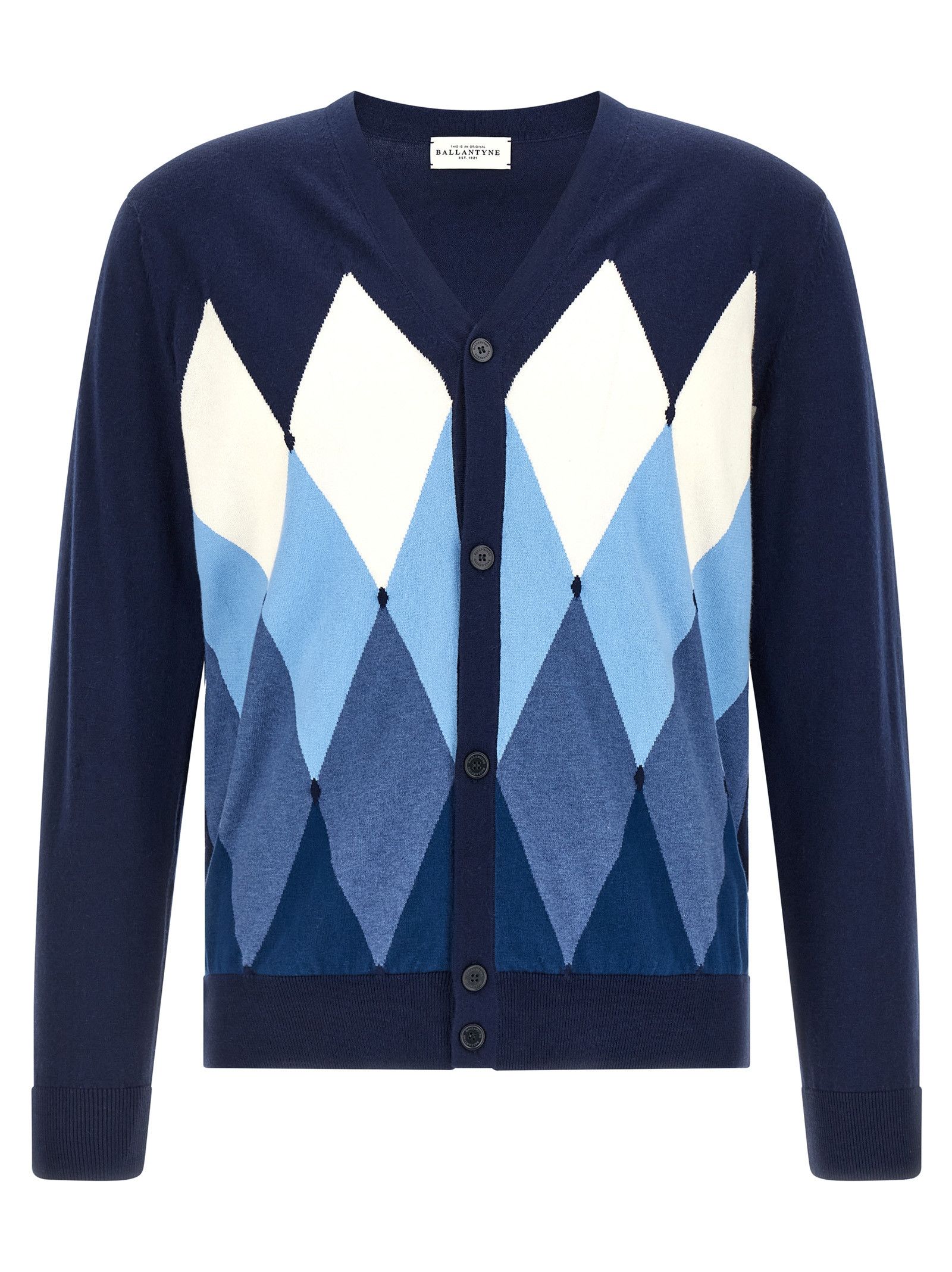 Ballantyne Cardigan Argyle Size US XXL / EU 58 / 5 - 1 Thumbnail