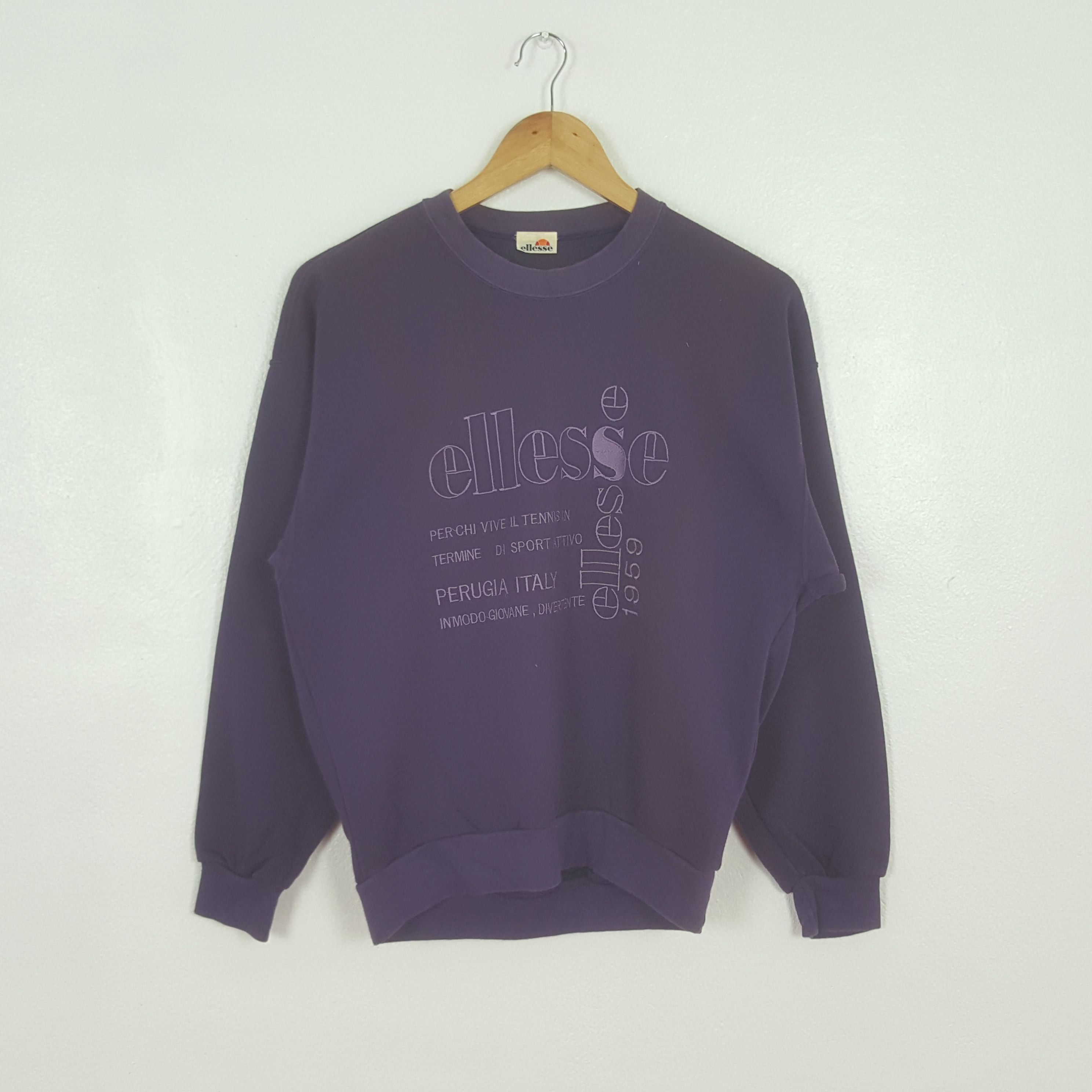 Ellesse Vintage Ellesse Designer Sweatshirt C320N26 Size US M / EU 48-50 / 2 - 1 Thumbnail