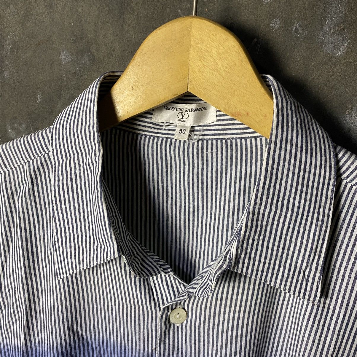 Valentino vintage valentino garavani tape logo gradation striped shirt Size US L / EU 52-54 / 3 - 4 Thumbnail