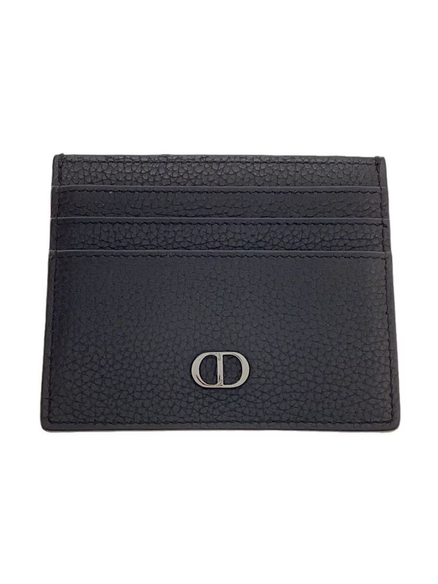 Dior Dior Leather Card Case Navy Size ONE SIZE - 1 Thumbnail