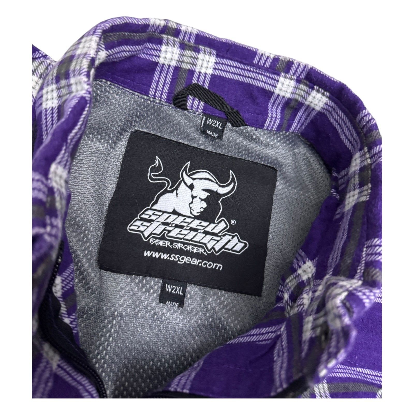 Other SPEED & STRENGTH Smokin Aces Plaid Motorcycle Jacket 2XL Size XXL / US 16-18 / IT 52-54 - 5 Thumbnail