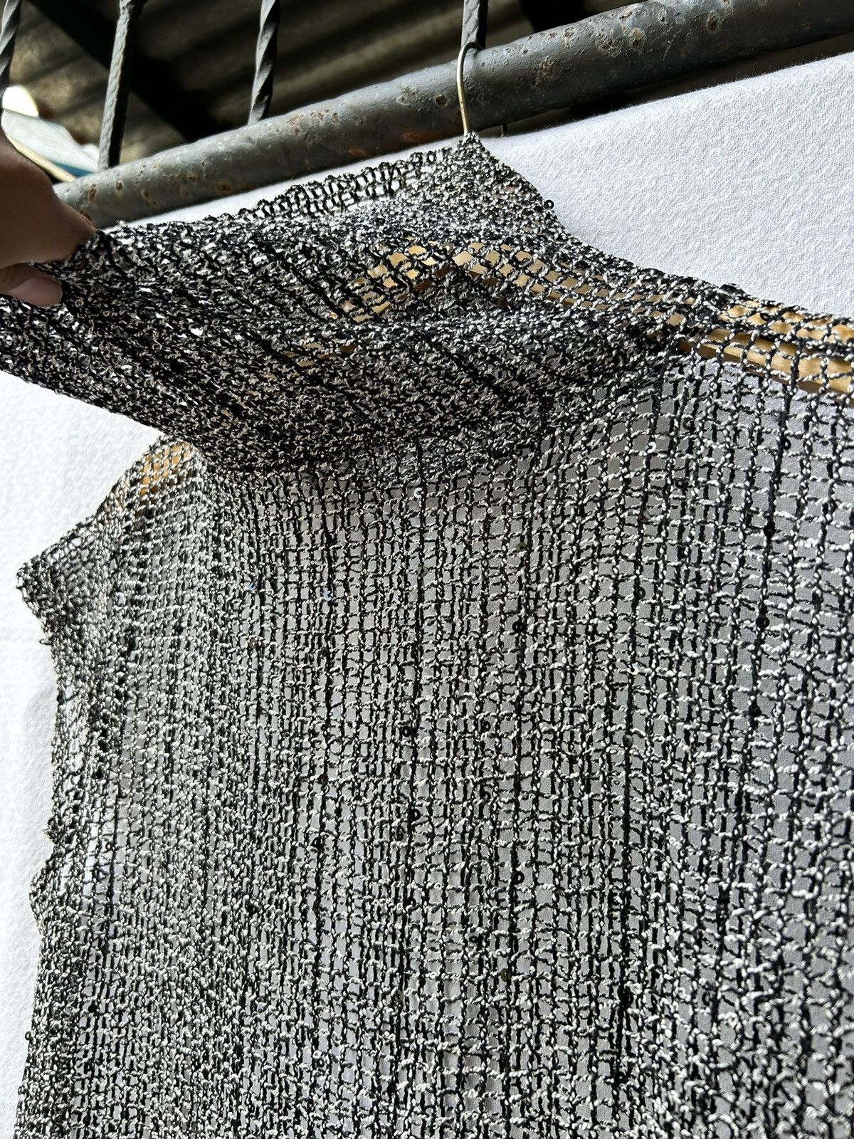 If Six Was Nine × Japanese Brand 💸BINDINGOFFER💸Turtleneck japanese open fishnet tanktop Size US M / EU 48-50 / 2 - 3 Thumbnail