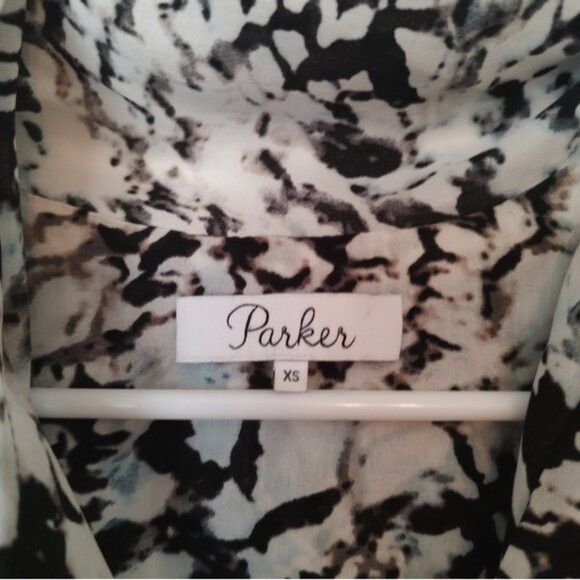 Parker Parker silk sleeveless faux wrap dress abstract print XS Size XS / US 0-2 / IT 36-38 - 4 Thumbnail