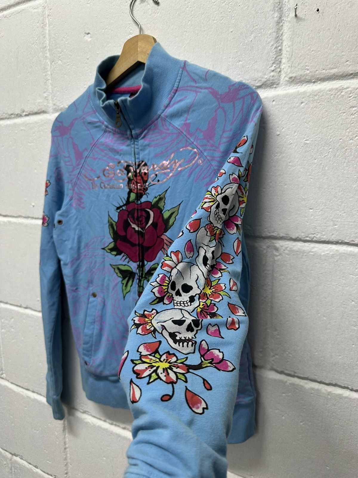 Christian Audigier Vintage Ed Hardy by Christian Audigier Tatoo Zipper Jacket Size US S / EU 44-46 / 1 - 5 Thumbnail