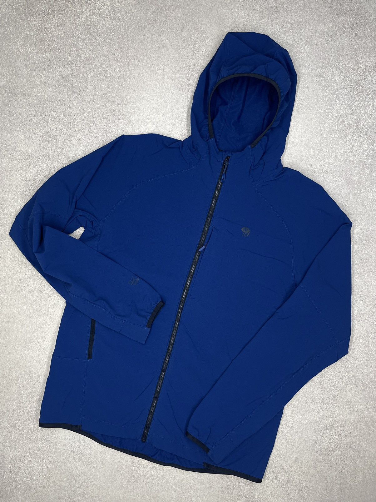 Mens Mountain Hard Wear Chockstone Light Jacket Blue Outdoor