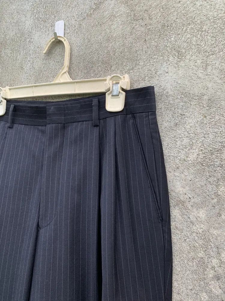 Balmain 2003 Balmain stripe black formal trouser Size US 29 - 4 Thumbnail