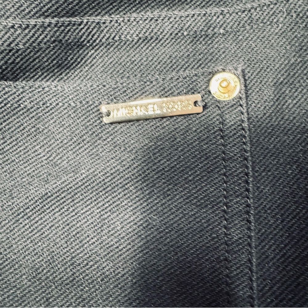 Michael Kors Michael Kors Skinny Stretch Black Pull On Pants Size L Size 34" / US 12 / IT 48 - 8 Thumbnail