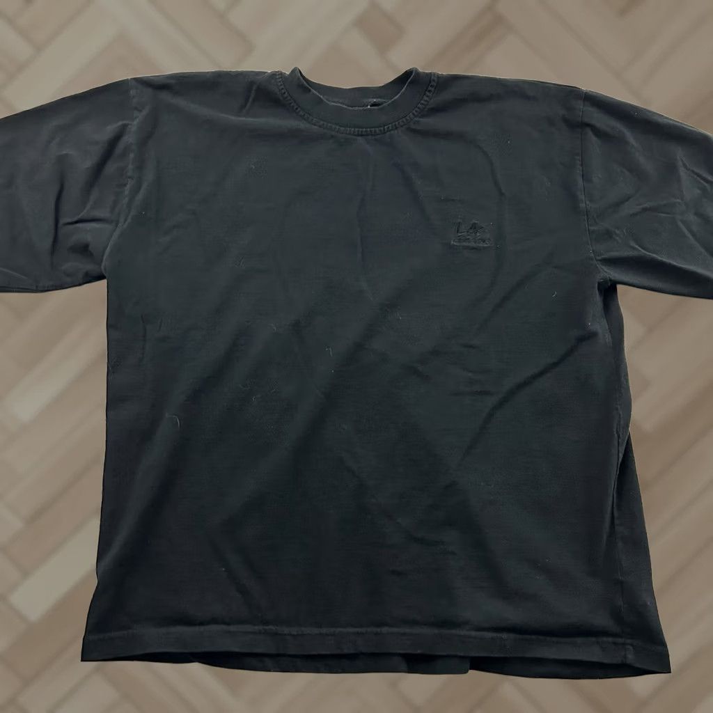 La Gear VINTAGE LA Gear Short Sleeve Boxy T Shirt Mens L Black Size US L / EU 52-54 / 3 - 1 Thumbnail