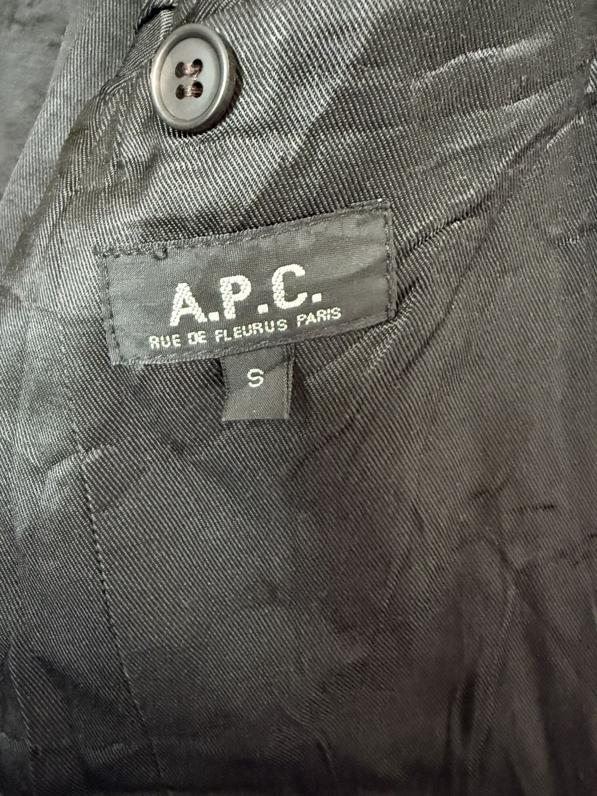 A.P.C. VINTAGE HIVER 1998 APC LONG COAT MADE IN FRANCE Size US S / EU 44-46 / 1 - 8 Thumbnail