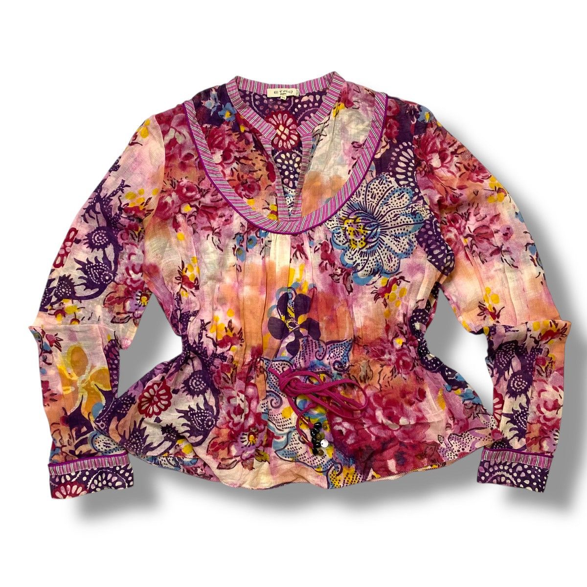 Etro × If Six Was Nine Y2K Etro flower pattern hippies style Size M / US 6-8 / IT 42-44 - 1 Thumbnail