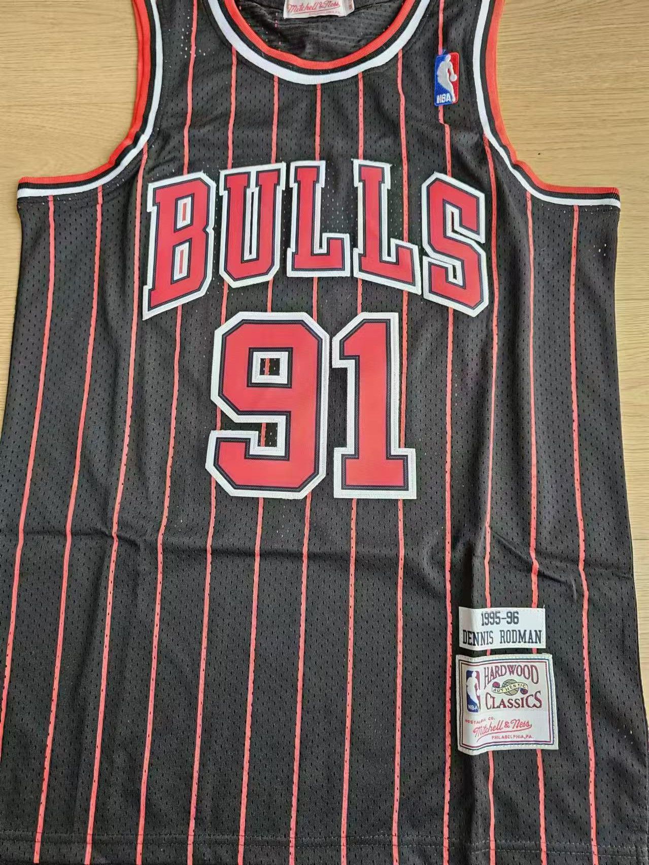NBA Chicago Bulls #91 Dennis Rodman Jersey Size US M / EU 48-50 / 2 - 2 Thumbnail