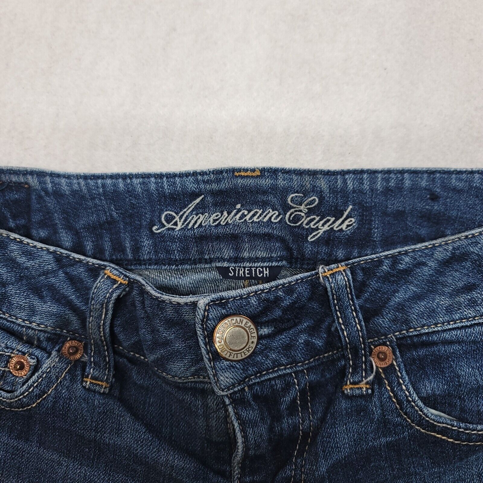 American Eagle Outfitters American Eagle Casual Denim Jean Shorts Womens Size 2 Blue Size 26" / US 2 / IT 38 - 2 Thumbnail