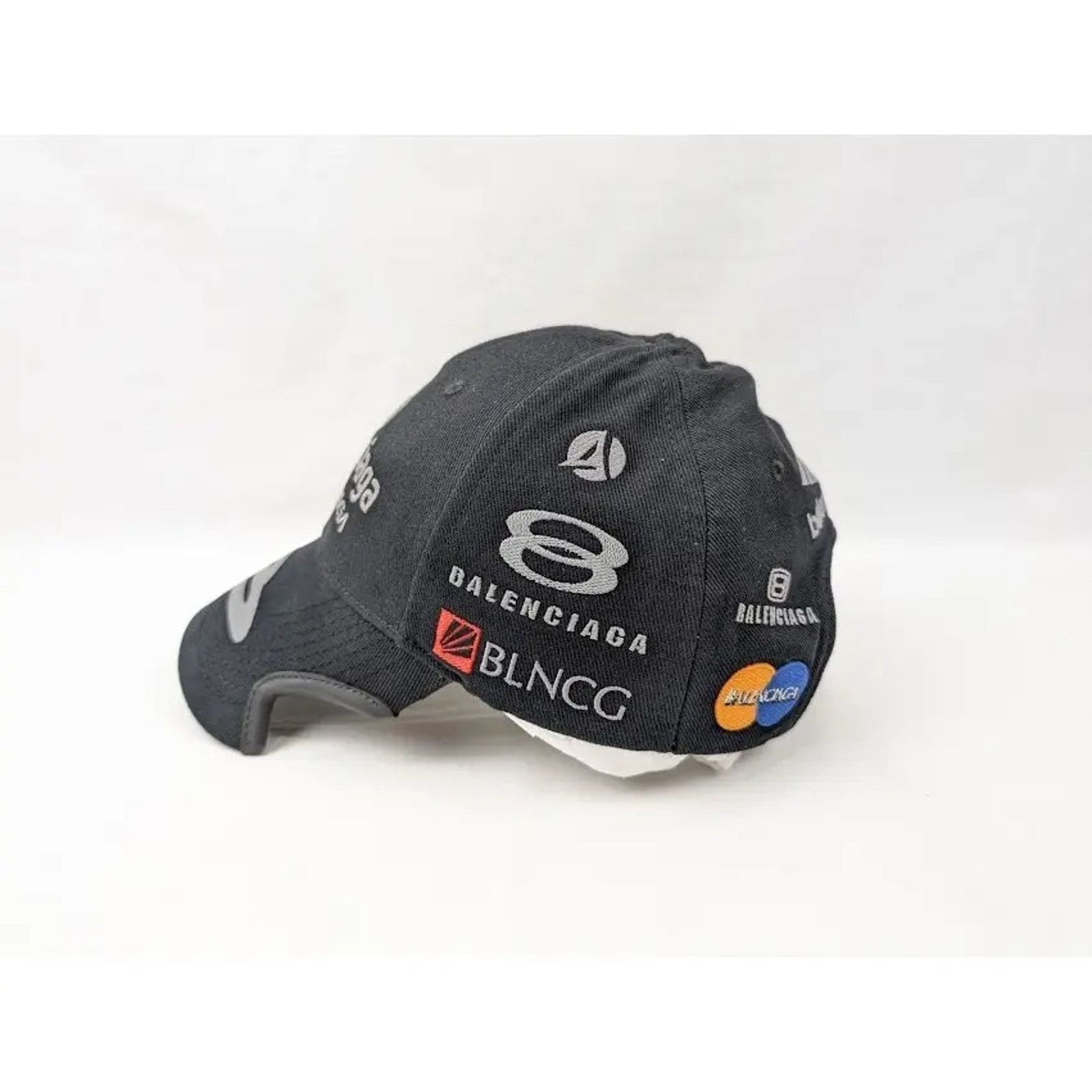 Balenciaga o1rshd1 Q:11 / Size: S ( 55 CM ) / Racer Hat / Cap in Black Size ONE SIZE - 6 Thumbnail