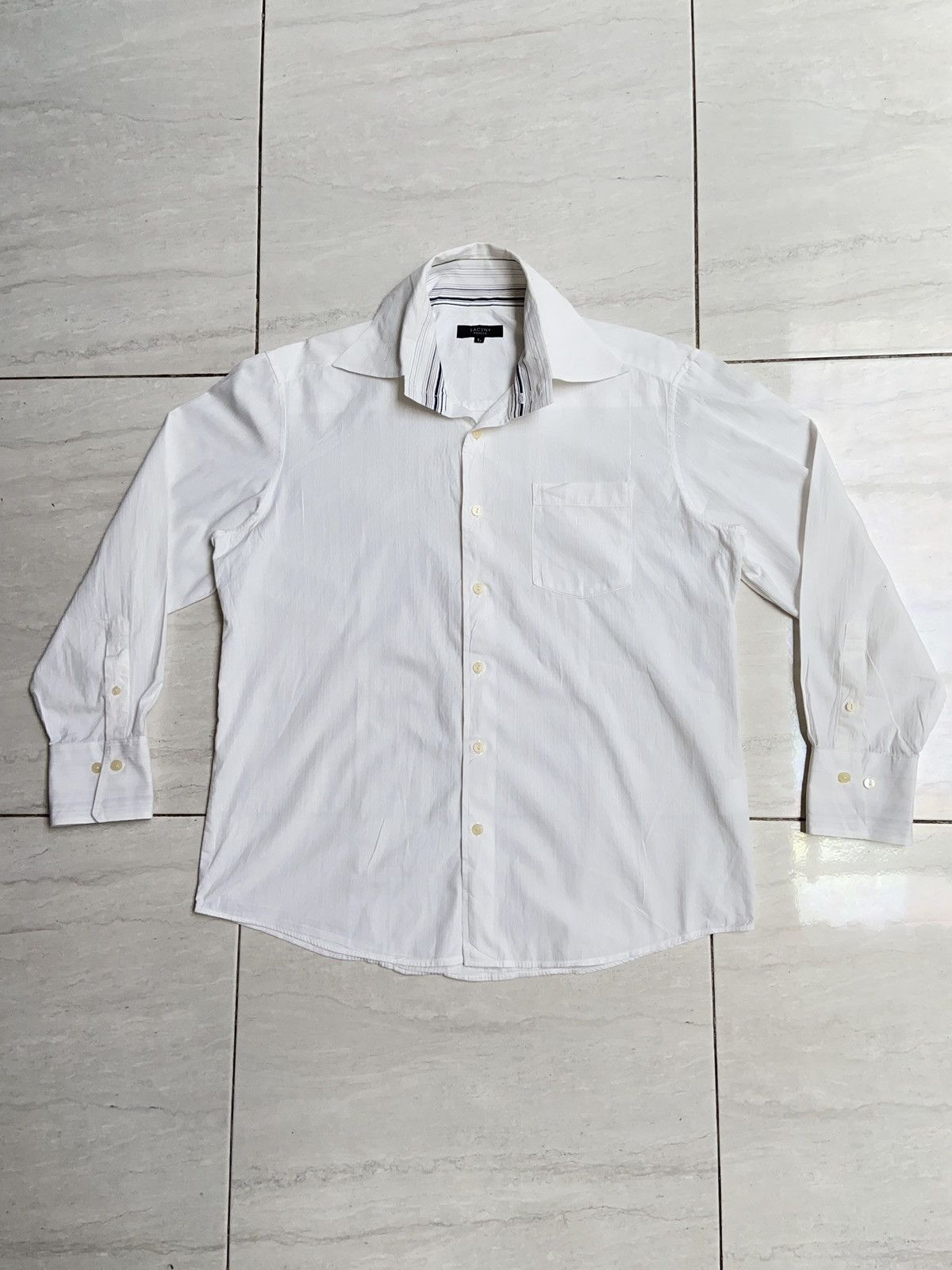 Yohji Yamamoto SACSNY Y’SACCS White Shirt Size US L / EU 52-54 / 3 - 6 Thumbnail