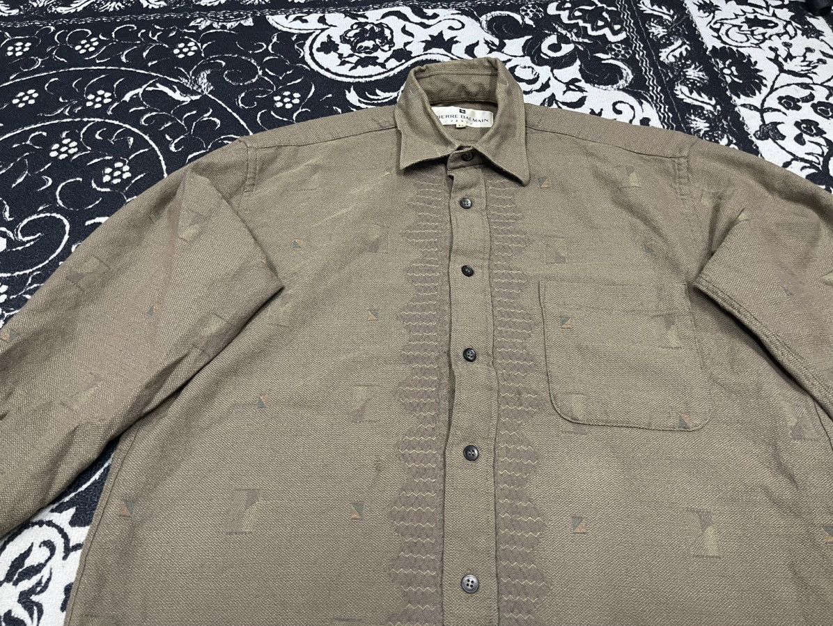 Vintage 90s PIERRE BALMAIN PARIS BUTTON UP CLASSIC DESIGN Size US M / EU 48-50 / 2 - 9 Thumbnail