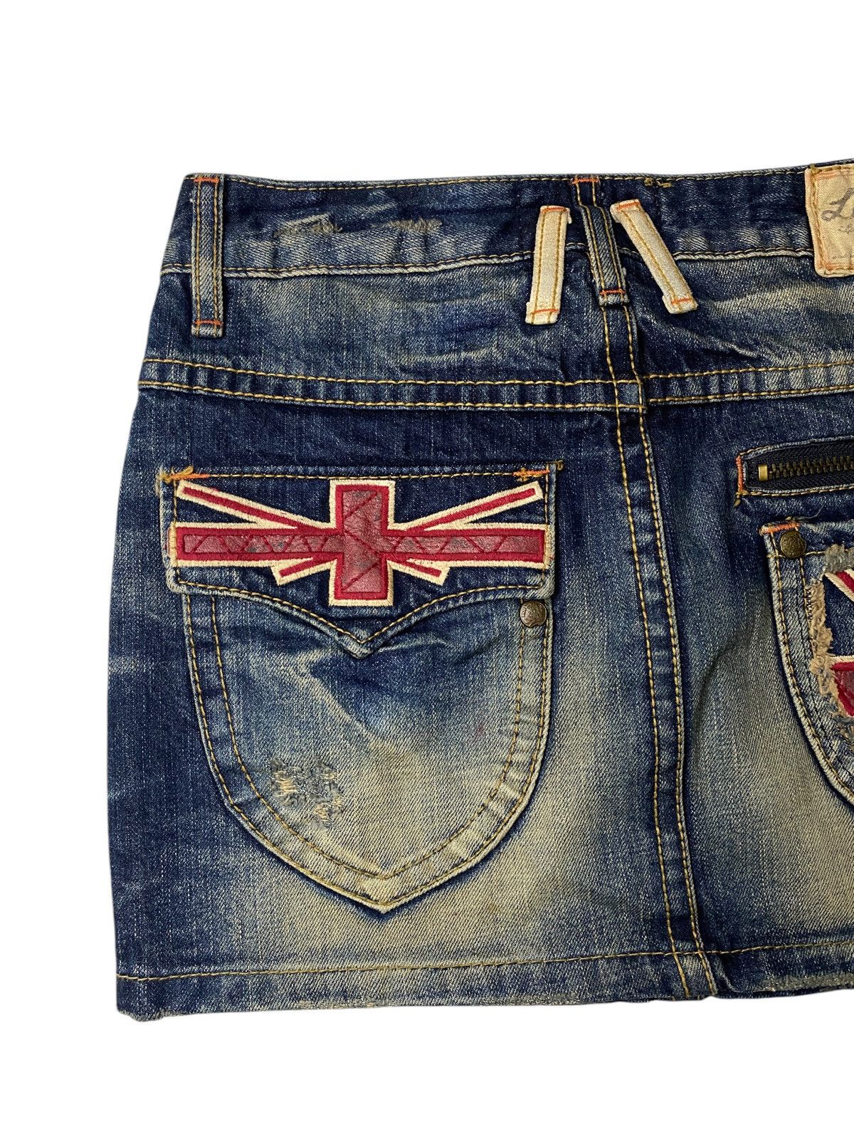 Hysteric Glamour 2000's Lolita Jeans Y2K Mini Skirt Size 27" / US 4 / IT 40 - 3 Thumbnail