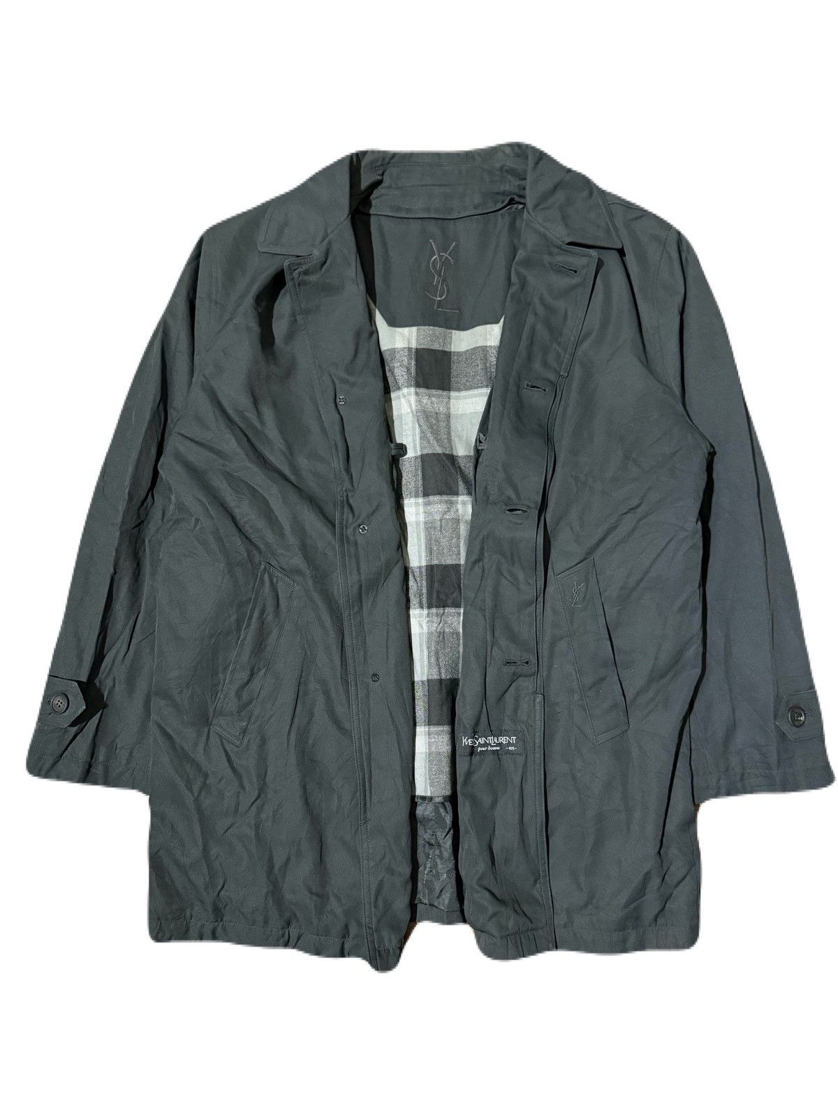 Yves Saint Laurent Heavy coat yves saint lauren Size US XXL / EU 58 / 5 - 1 Thumbnail