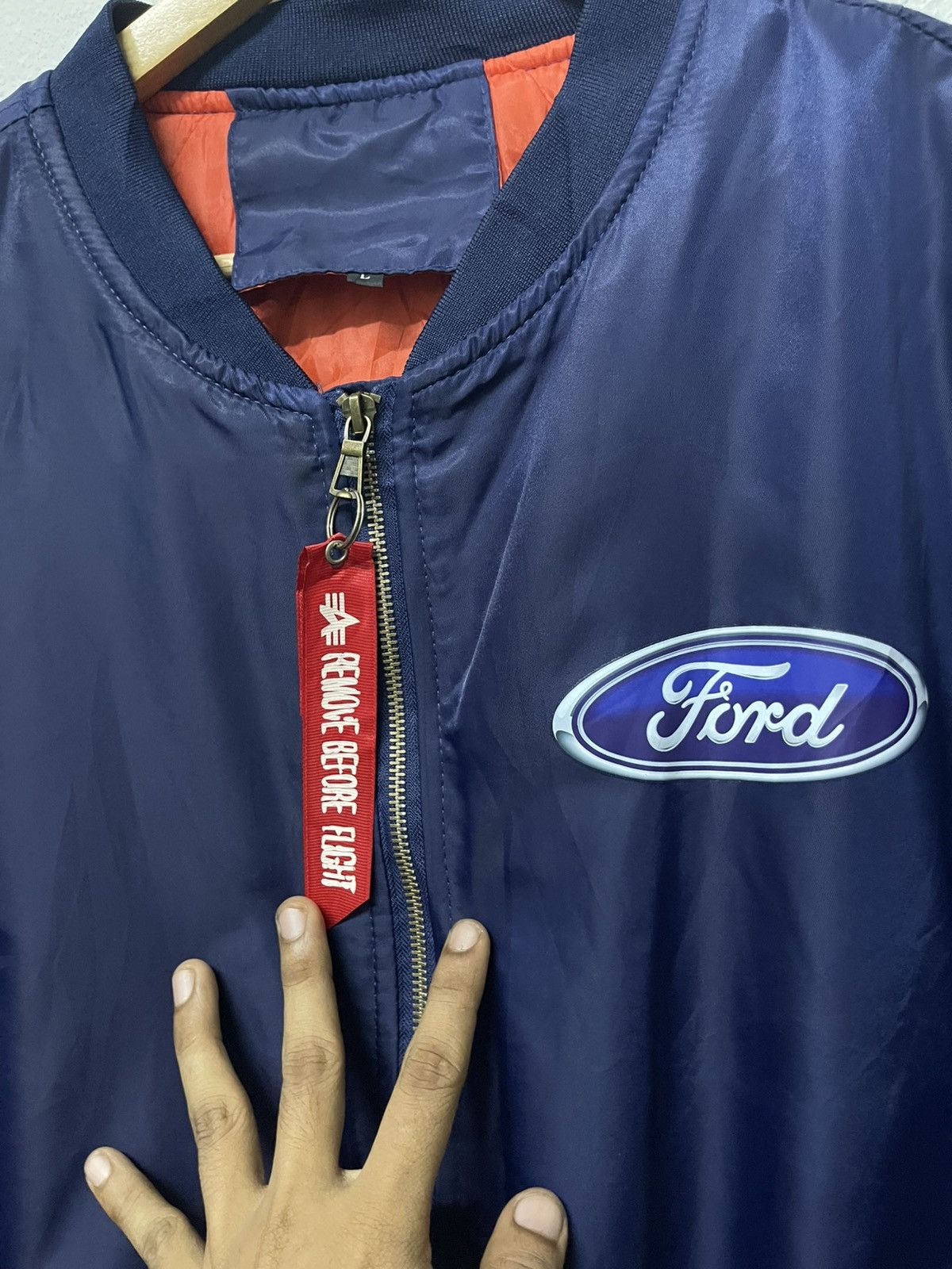 Ford VINTAGE FORD RACING BOMBER JACKET RARE DESIGN Size US L / EU 52-54 / 3 - 14 Thumbnail