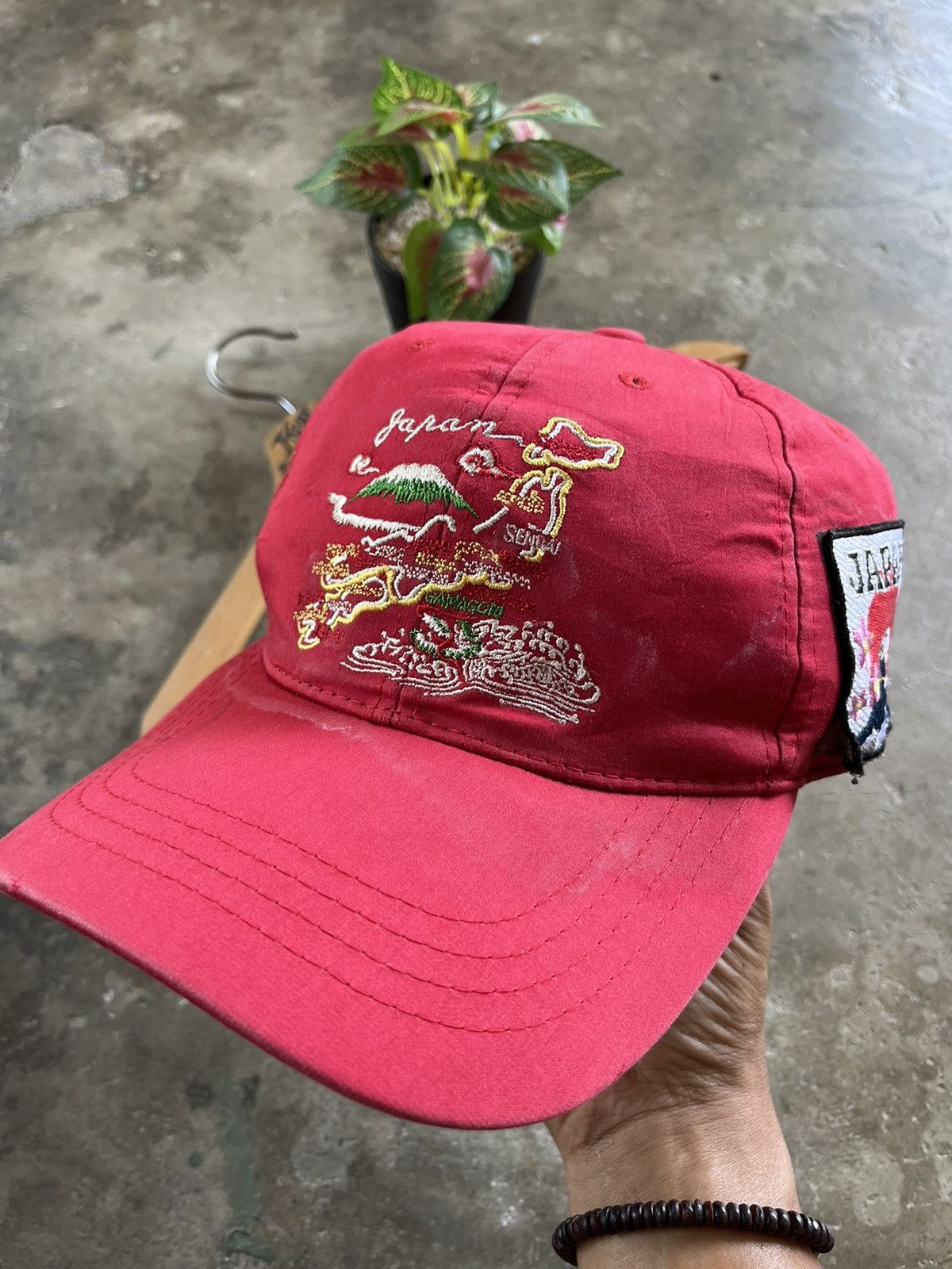 Japanese Brand × Vintage 🔥Vintage Sukajan Souvenirs Embroidered Cap Japan Size ONE SIZE - 1 Thumbnail