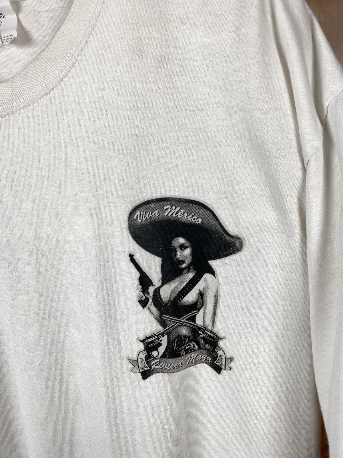 Sex Skateboards 💃Vintage 00s T-Shirt Viva Mexico Riviera Maya VTG Tee💃 Size US L / EU 52-54 / 3 - 8 Thumbnail