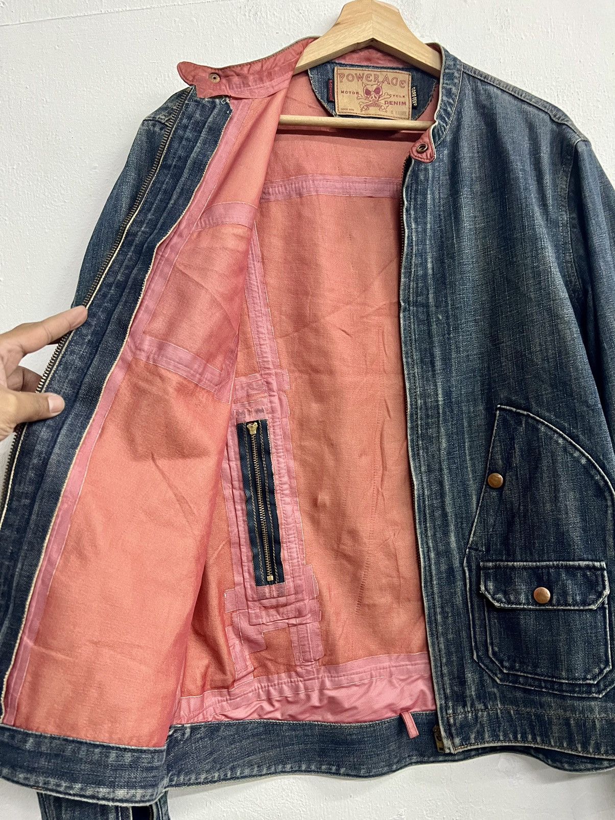 Goretex × Japanese Brand POWERAGE x GORETEX BIKER WATERPROOF JACKET DENIM Size US XL / EU 56 / 4 - 15 Thumbnail