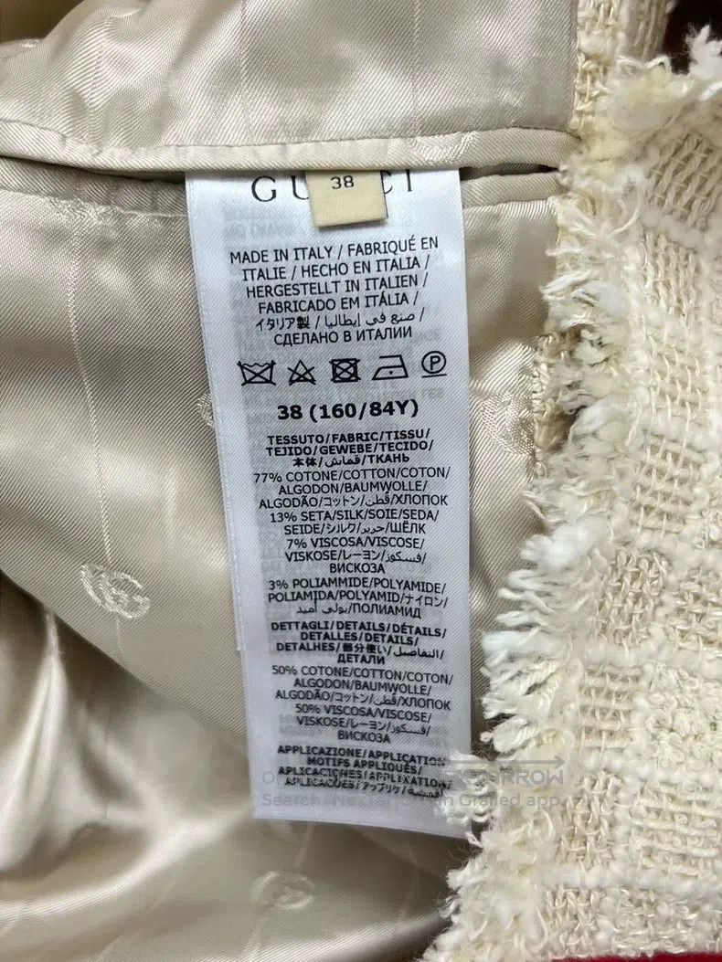 Gucci Gucci Colour-blocked logo woven coat Size XS / US 0-2 / IT 36-38 - 7 Thumbnail